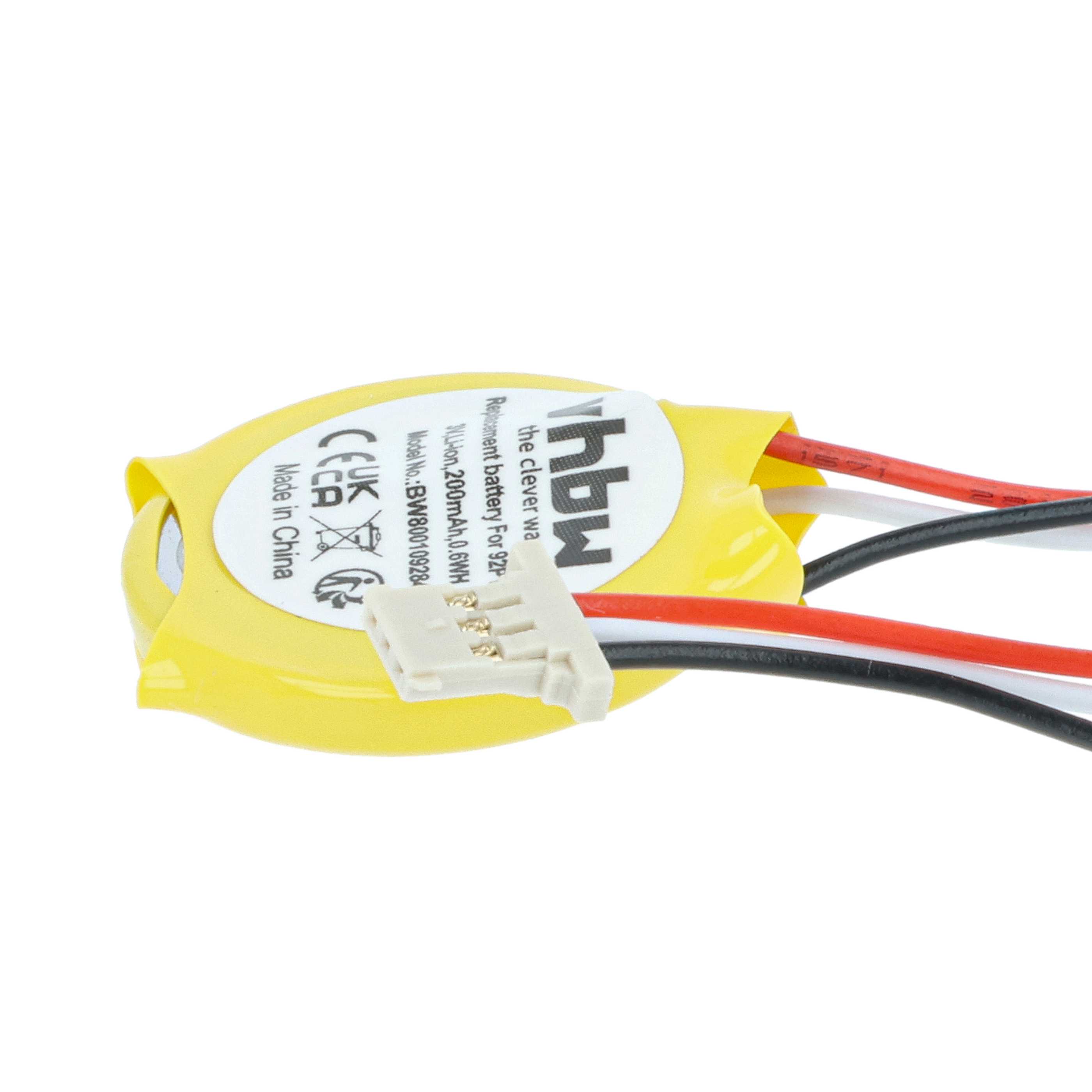 Pile remplace Lenovo 23.2004.181, 92P1004 BIOS - 200mAh 3V Li-ion