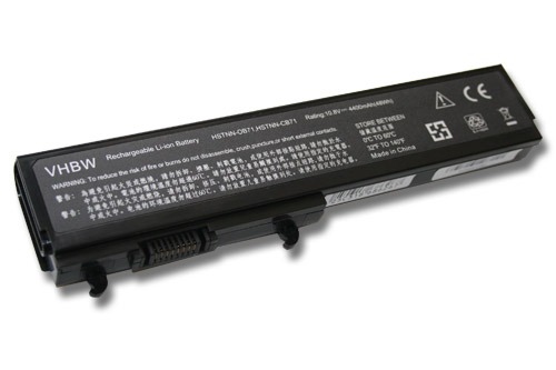 Notebook Battery Replacement for HP 468816-001, 463305-751, 463305-341 - 4400mAh 10.8V Li-Ion, black