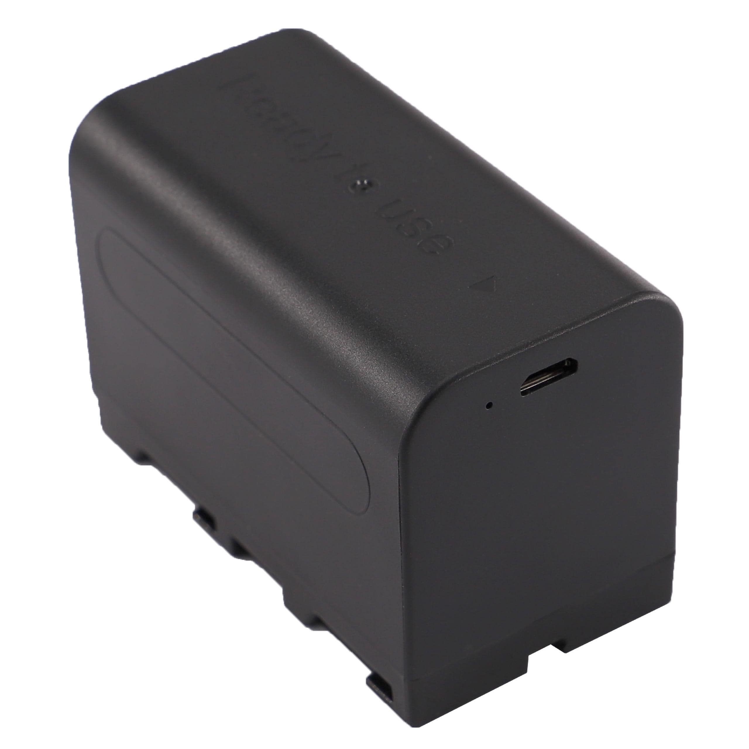 Batteria sostituisce Sony NP-F950, NP-F930/B, NP-F930, NP-F750 per fotocamera Sony - 4000mAh 7,4V Li-Ion