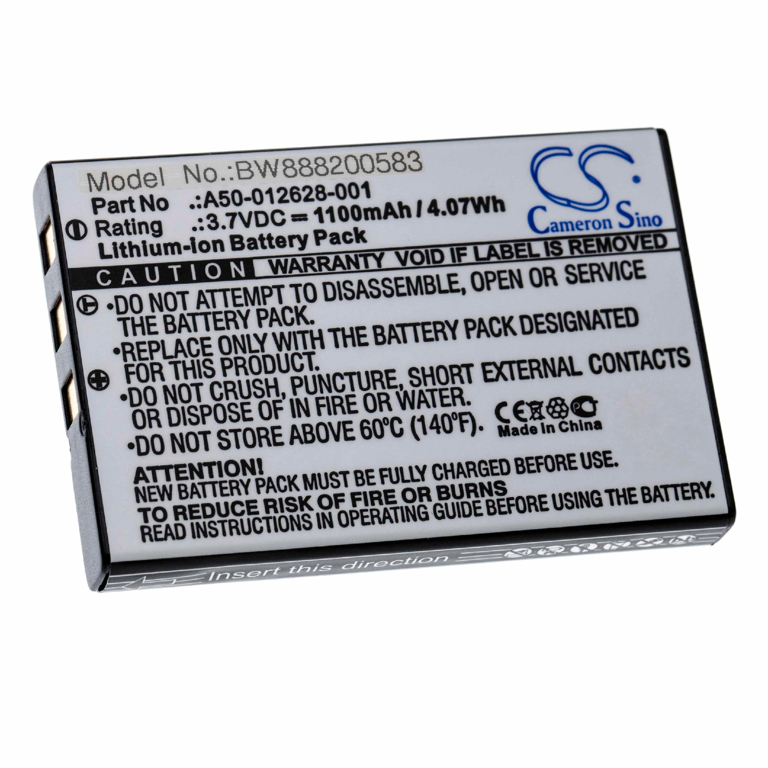 Batterie remplace Nec A50-012628-001 pour téléphone - 1100mAh 3,7V Li-ion
