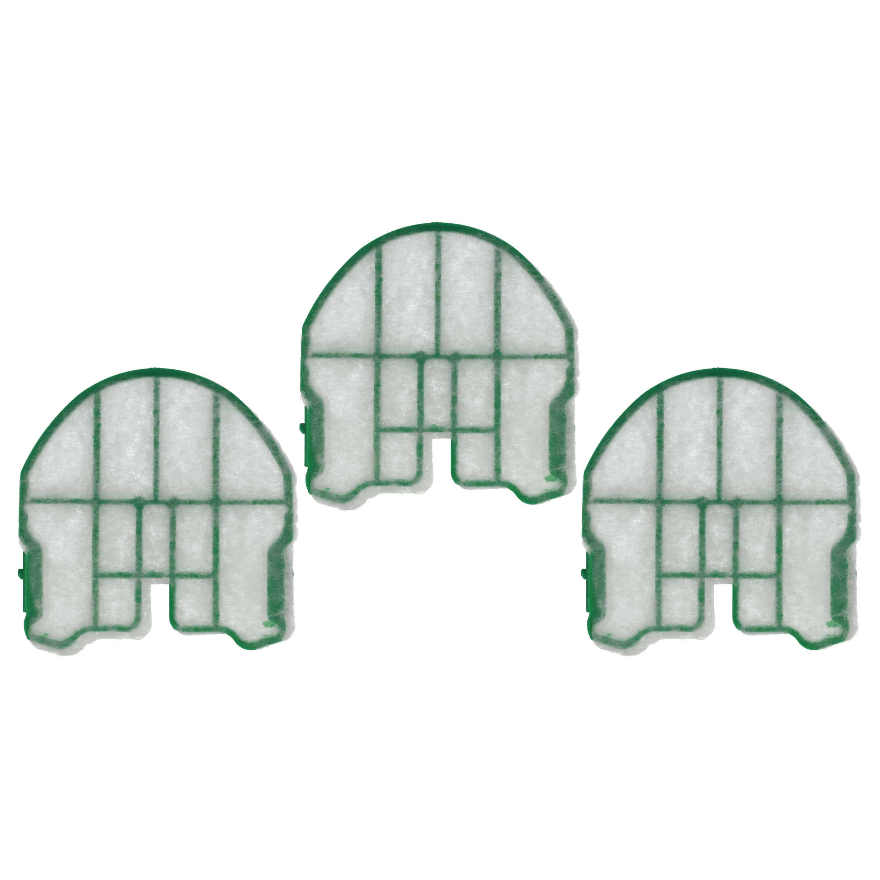 3x motor filter suitable for Vorwerk Kobold VB 100, VB100 Vacuum Cleaner, 8.6 x 9.2 cm