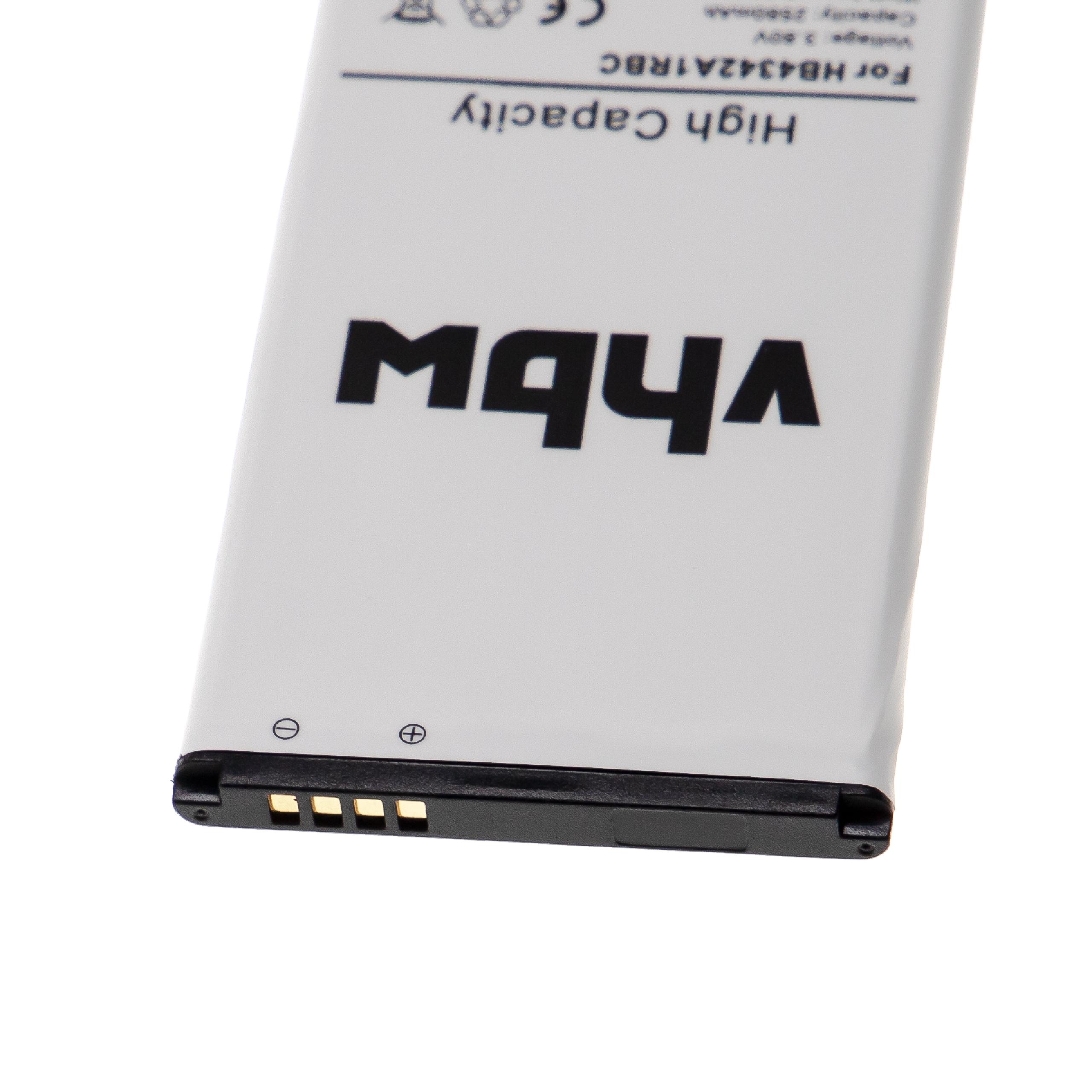 Batteria sostituisce HB4342A1RBC per cellulare Huawei - 2580mAh 3,8V Li-Poly