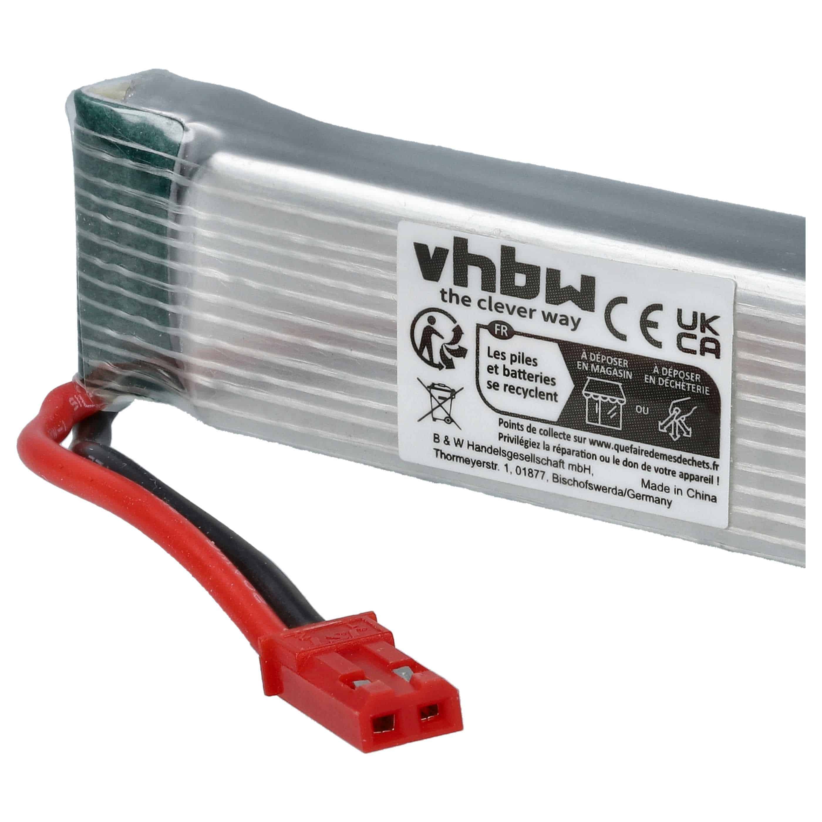 Drohnen-Akku passend für UDI U818A Quadrocopter - 500mAh 3,7V Li-Ion