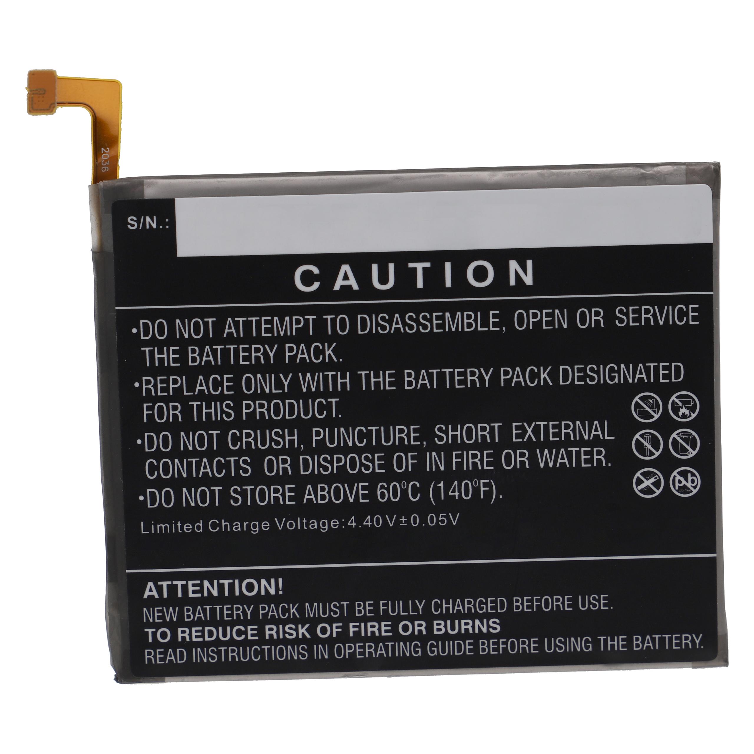 Batterie remplace Samsung EB-BA908ABY, GH82-21089A pour téléphone portable - 4400mAh, 3,85V, Li-polymère