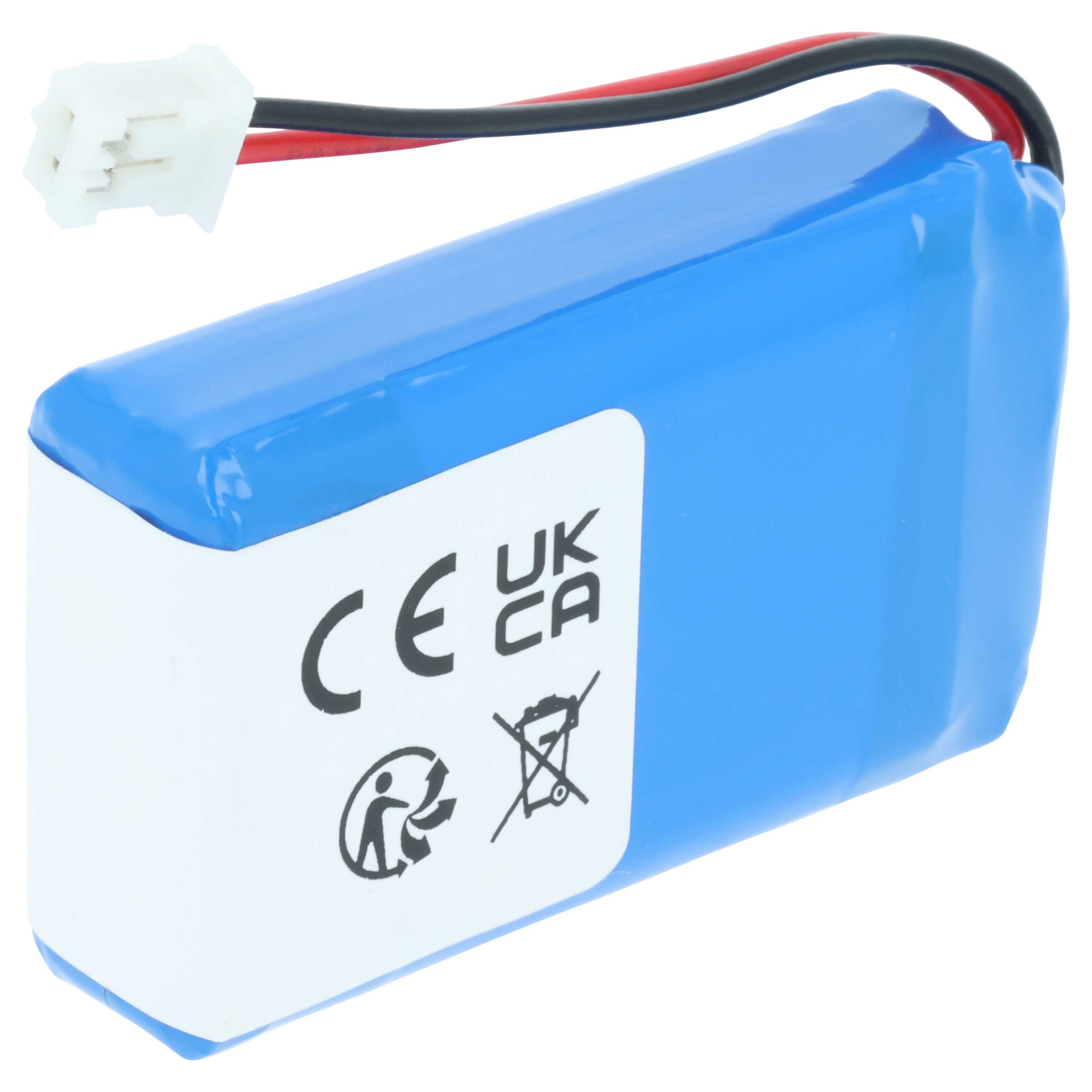 Batería reemplaza Chuango UPS-A890 para instalación alarma - 600 mAh 7,4 V Li-poli