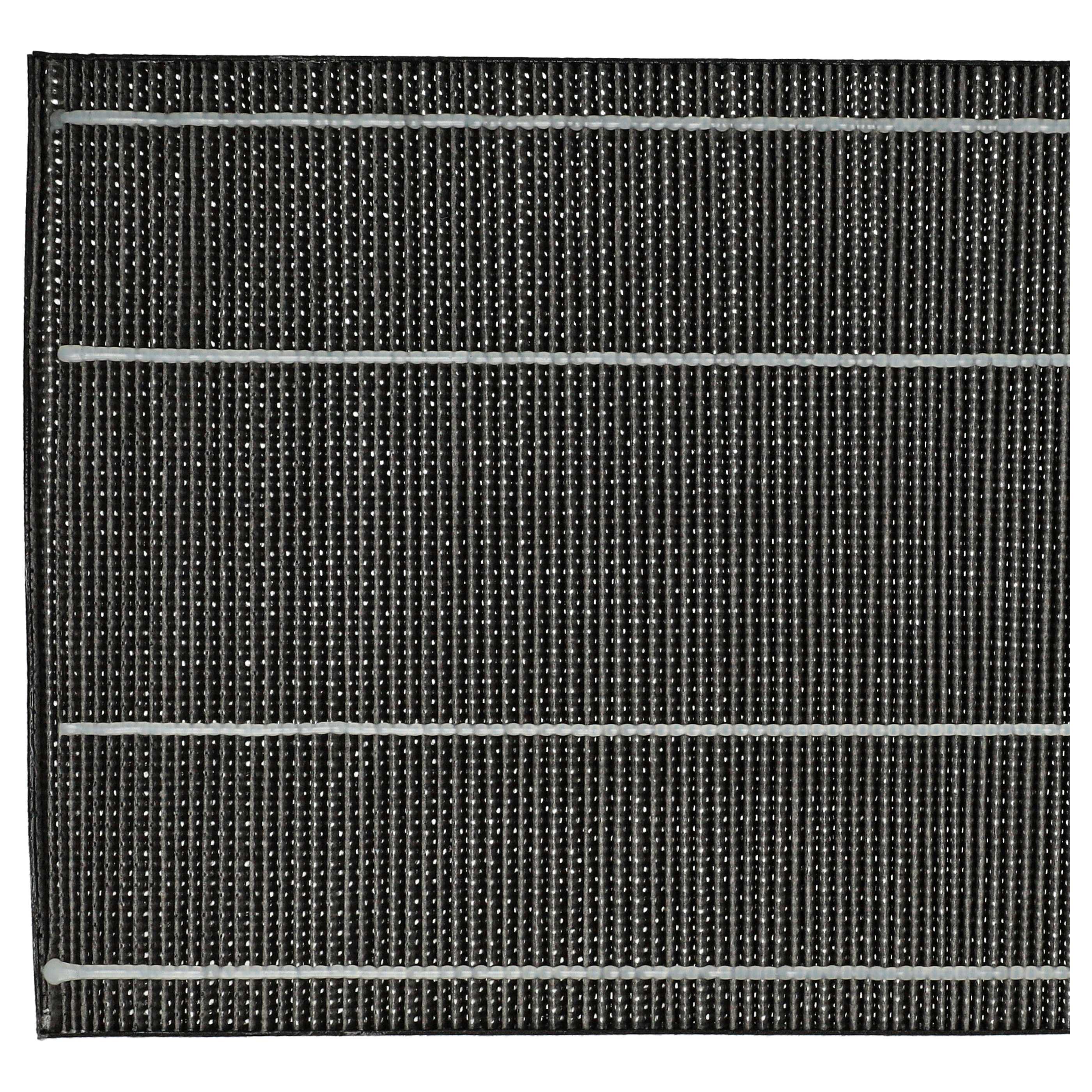 2 Part Filter Set replaces Sharp FZ-A61DFR, FZ-A61HFR Air Purifier - activated carbon filter, HEPA filter