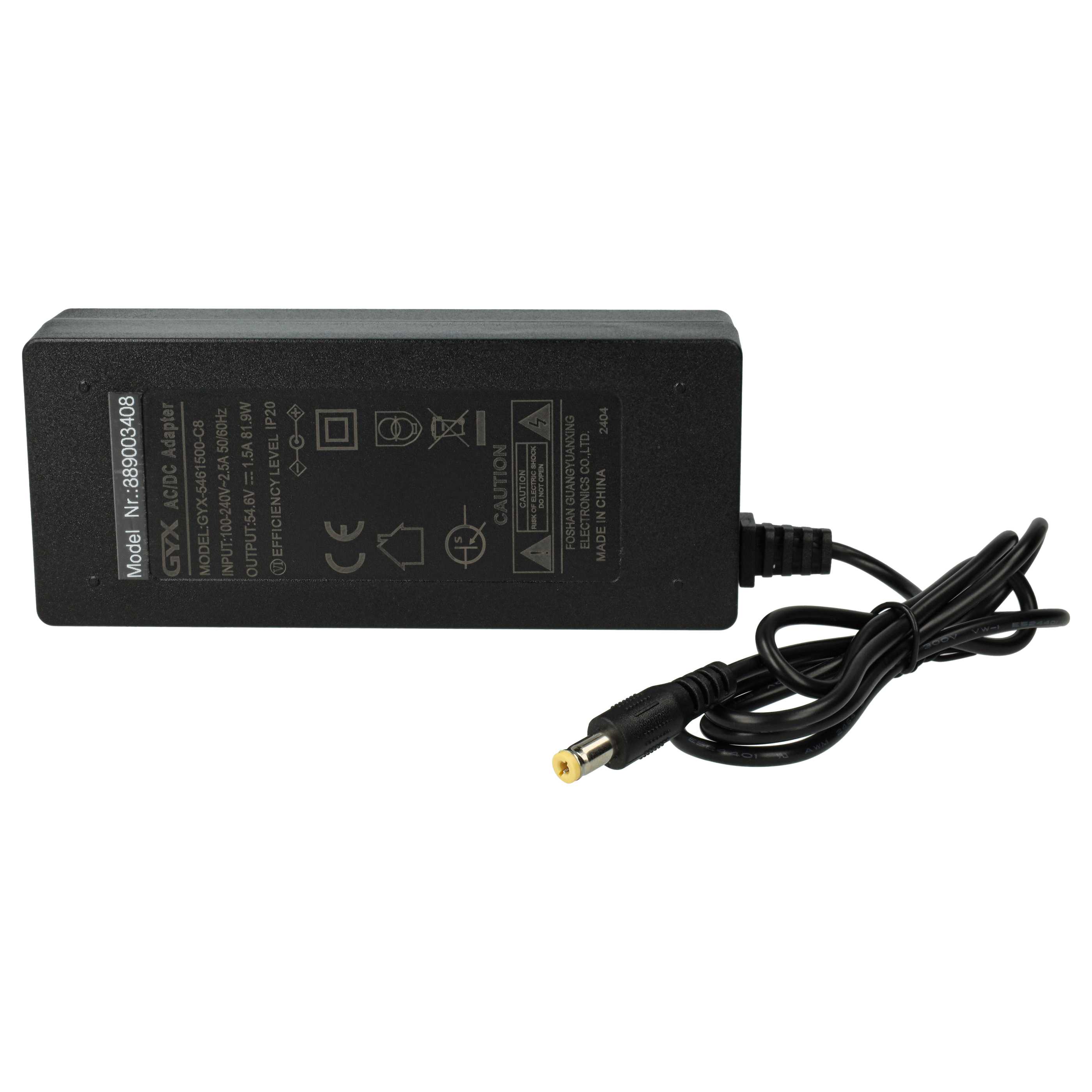 Charger suitable for Pace 500, CT28, E-MTB, MT27.5 LLobe, NCM, Aventon, Fitifito E-Bike Battery etc. - 1.5 A
