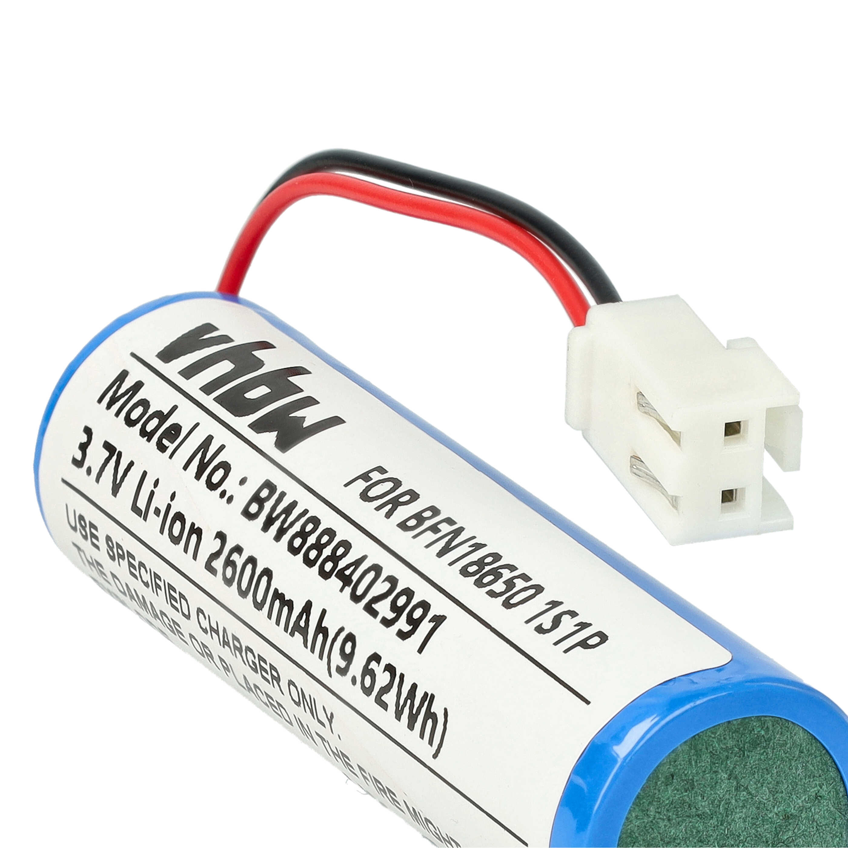 Akku als Ersatz für Leifheit BFN18650 1S1P für Leifheit - 2600mAh 3,7V Li-Ion