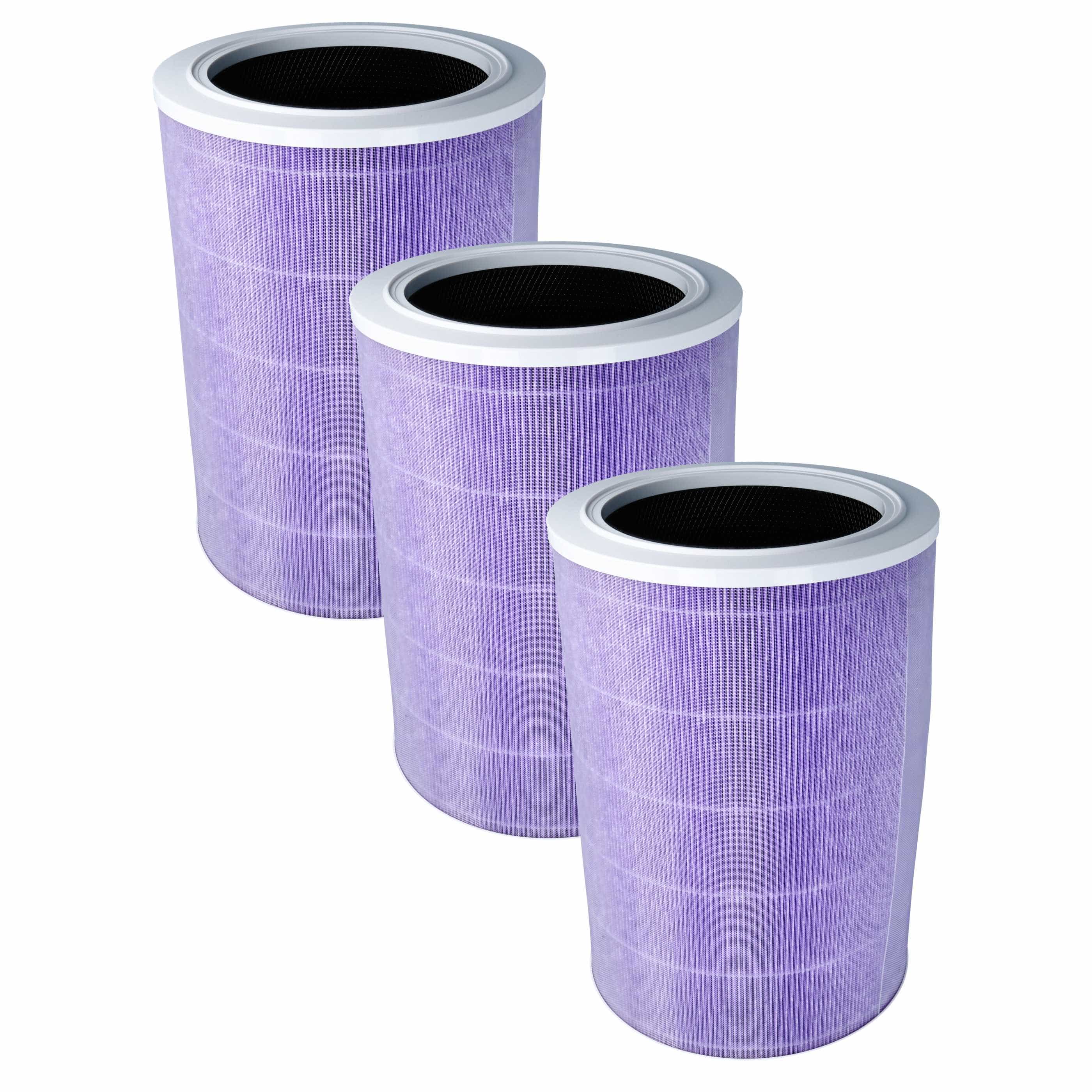 3x HEPA Filter replaces Trebs 15679093 for Xiaomi Air Humidifier etc. - Activated Carbon, Antibacterial