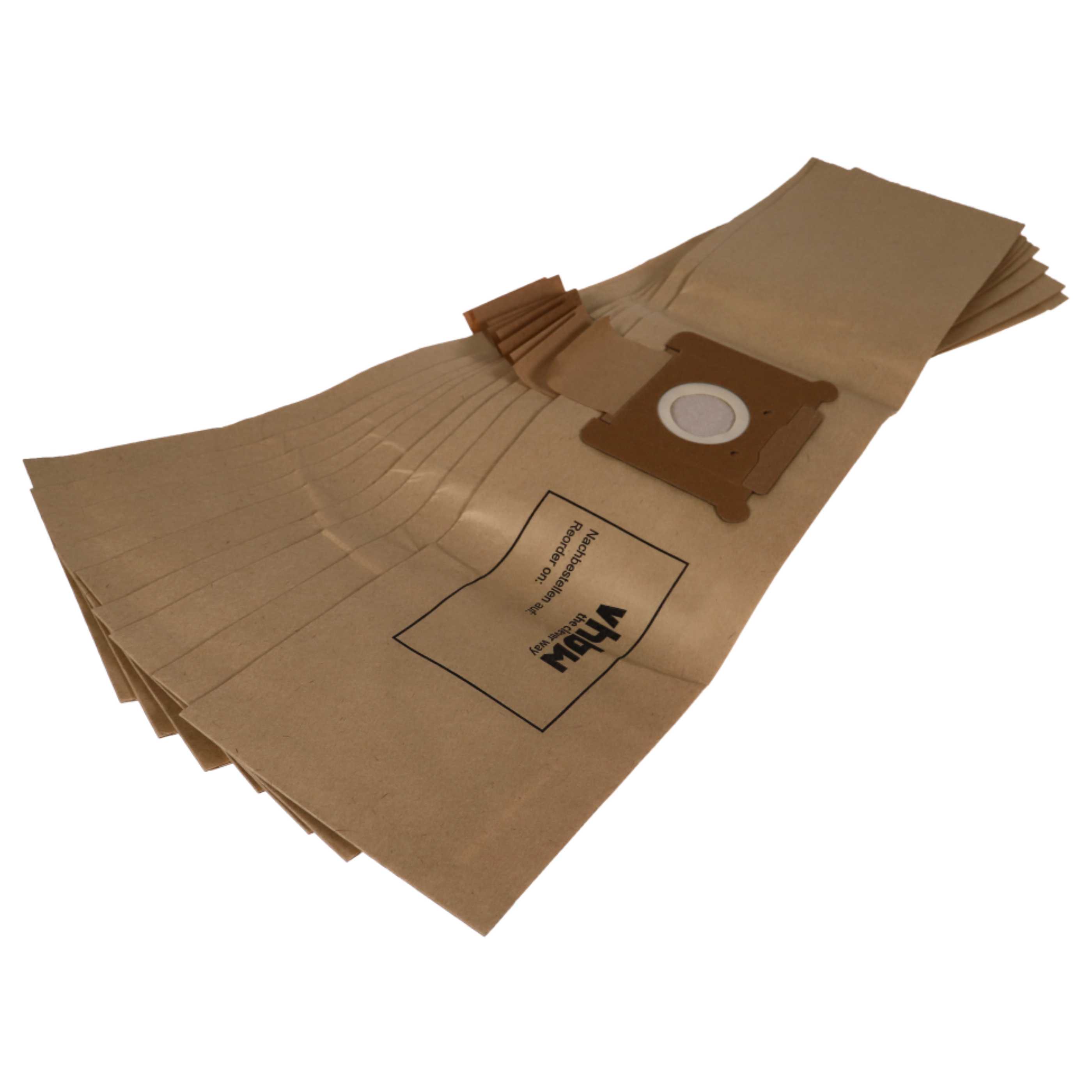 50x Sac remplace Fakir 2204805, 2601805, 3288810, 3270805 pour aspirateur Hako - papier
