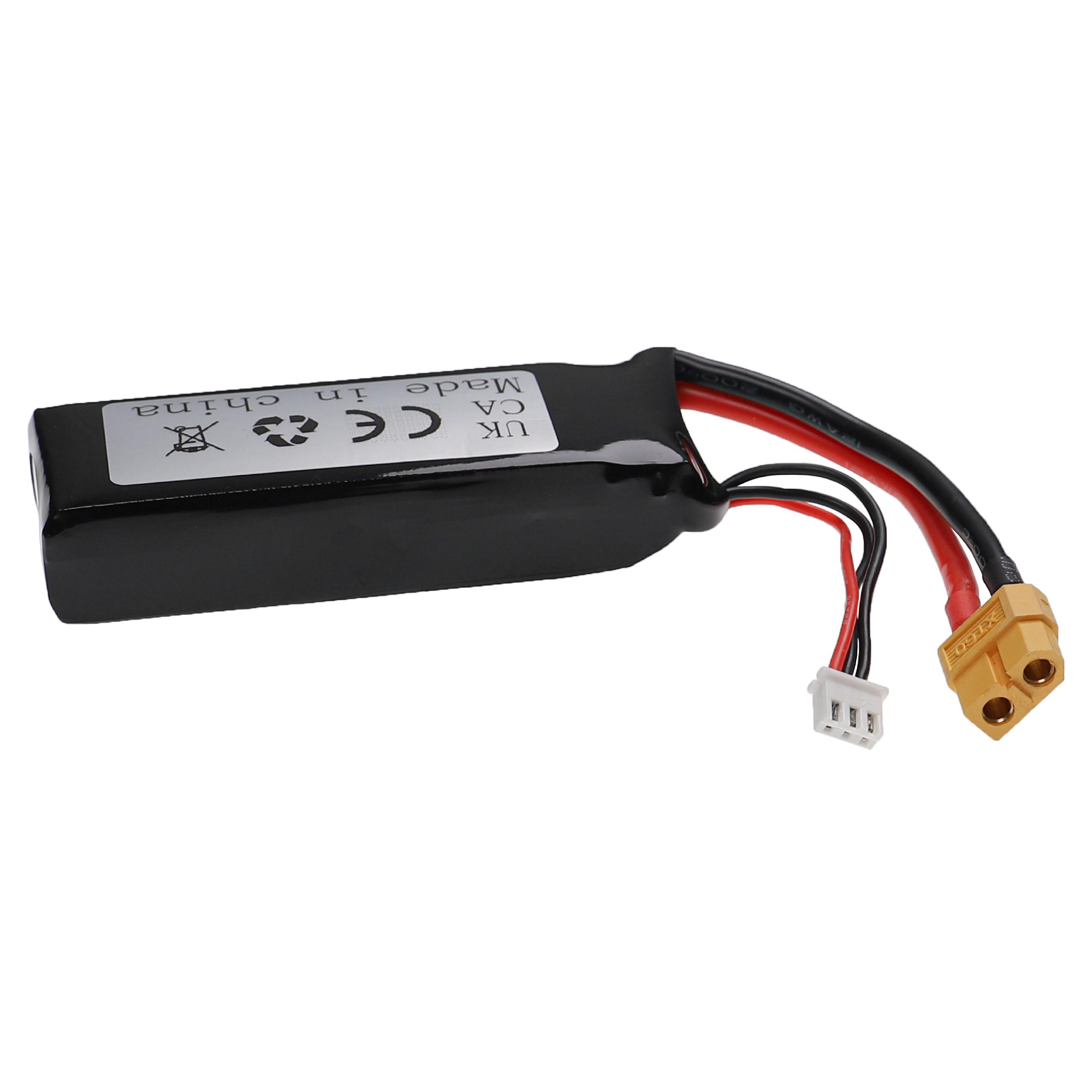 Batterie modèle radio-télécommandé - 2000mAh 7,4V Li-polymère, XT60