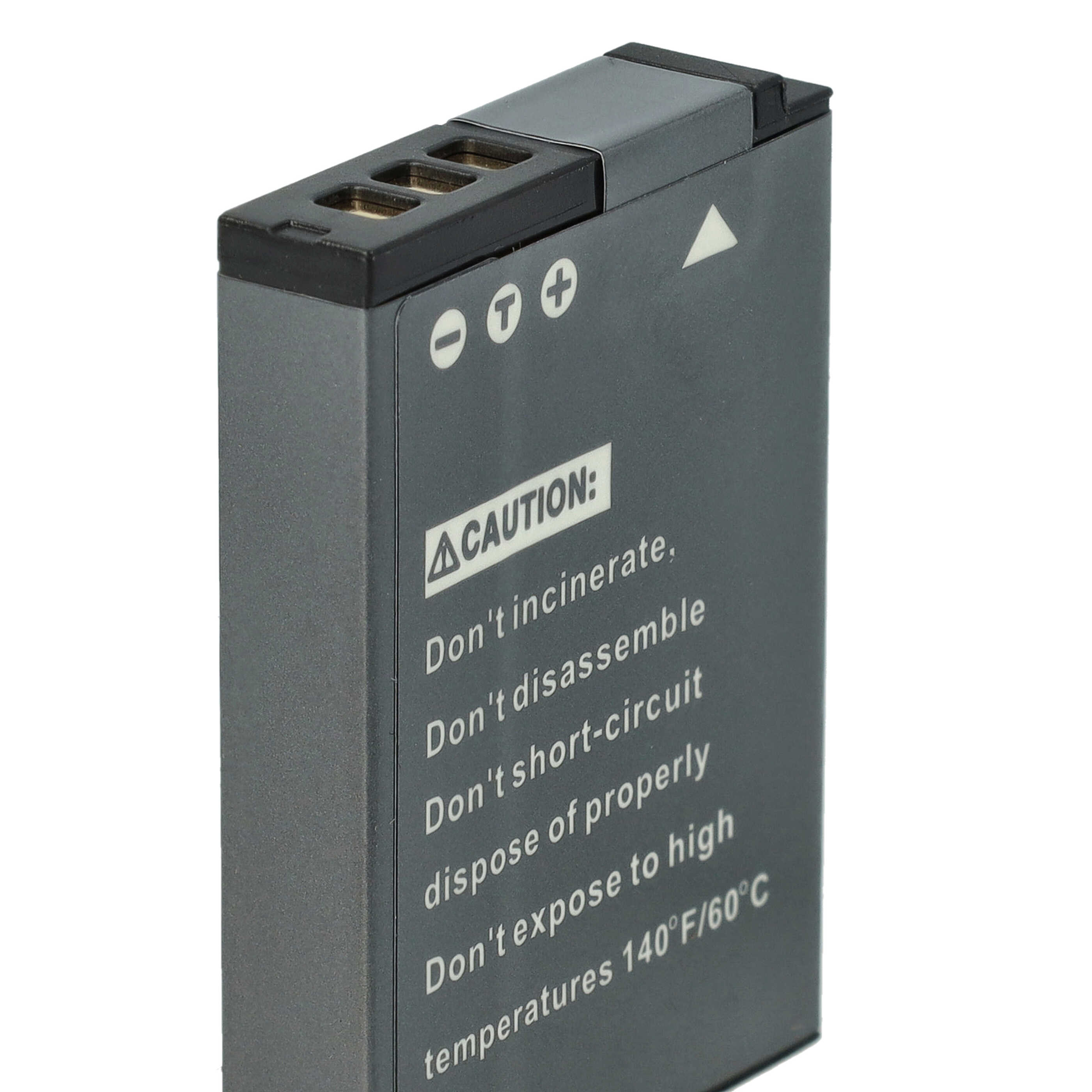 2x Battery replaces Nikon EN-EL12 - 700mAh, 3.6V, Li-Ion