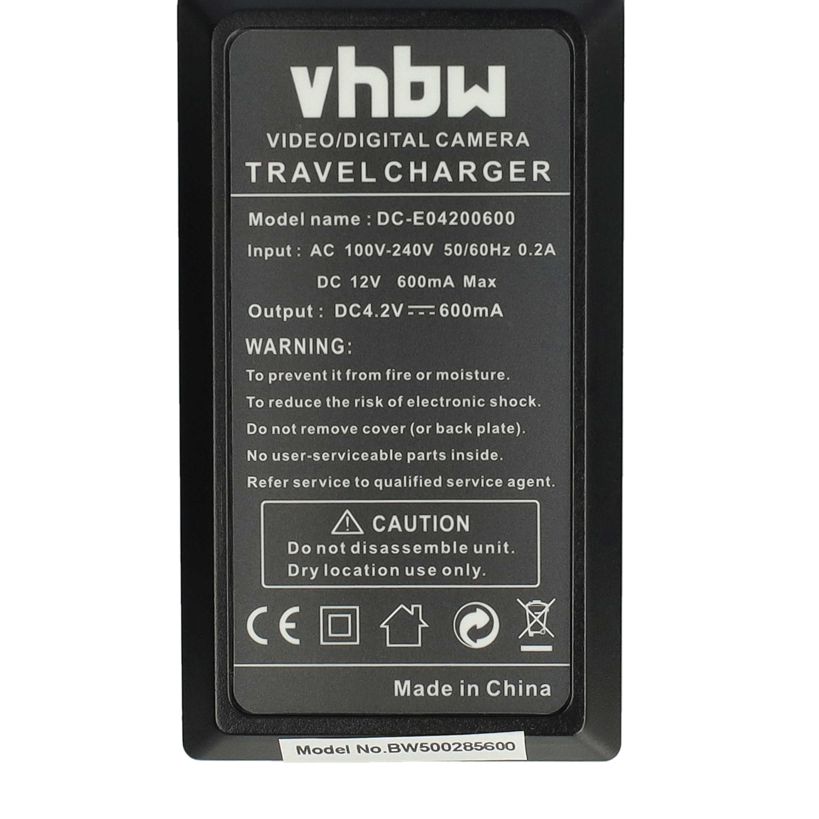 Battery Charger suitable for Nikon Keymission Digital Camera - 0.6 A, 8.4 V