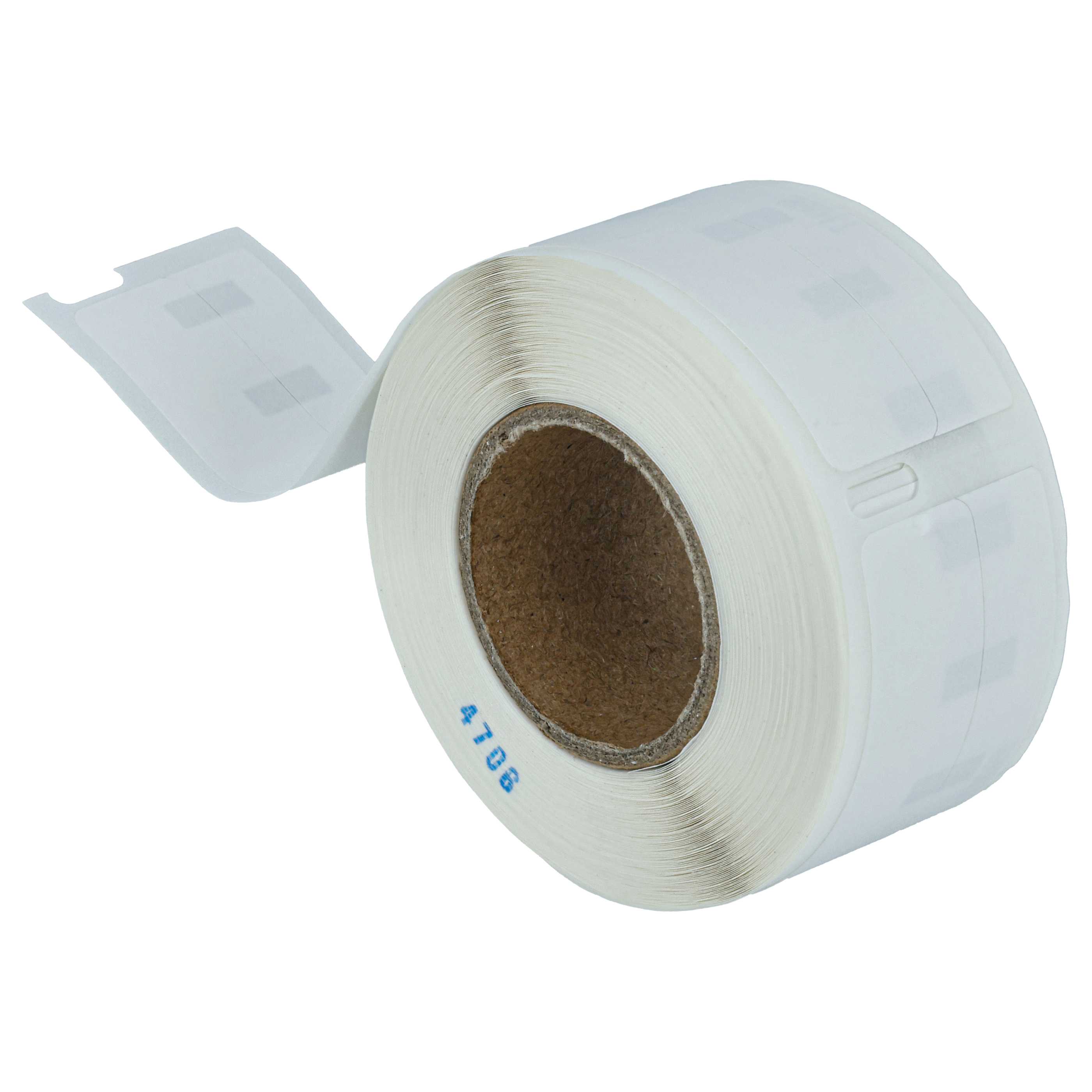 2x Label Roll replaces Dymo 99017 Labeller - 12 mm x 50 mm