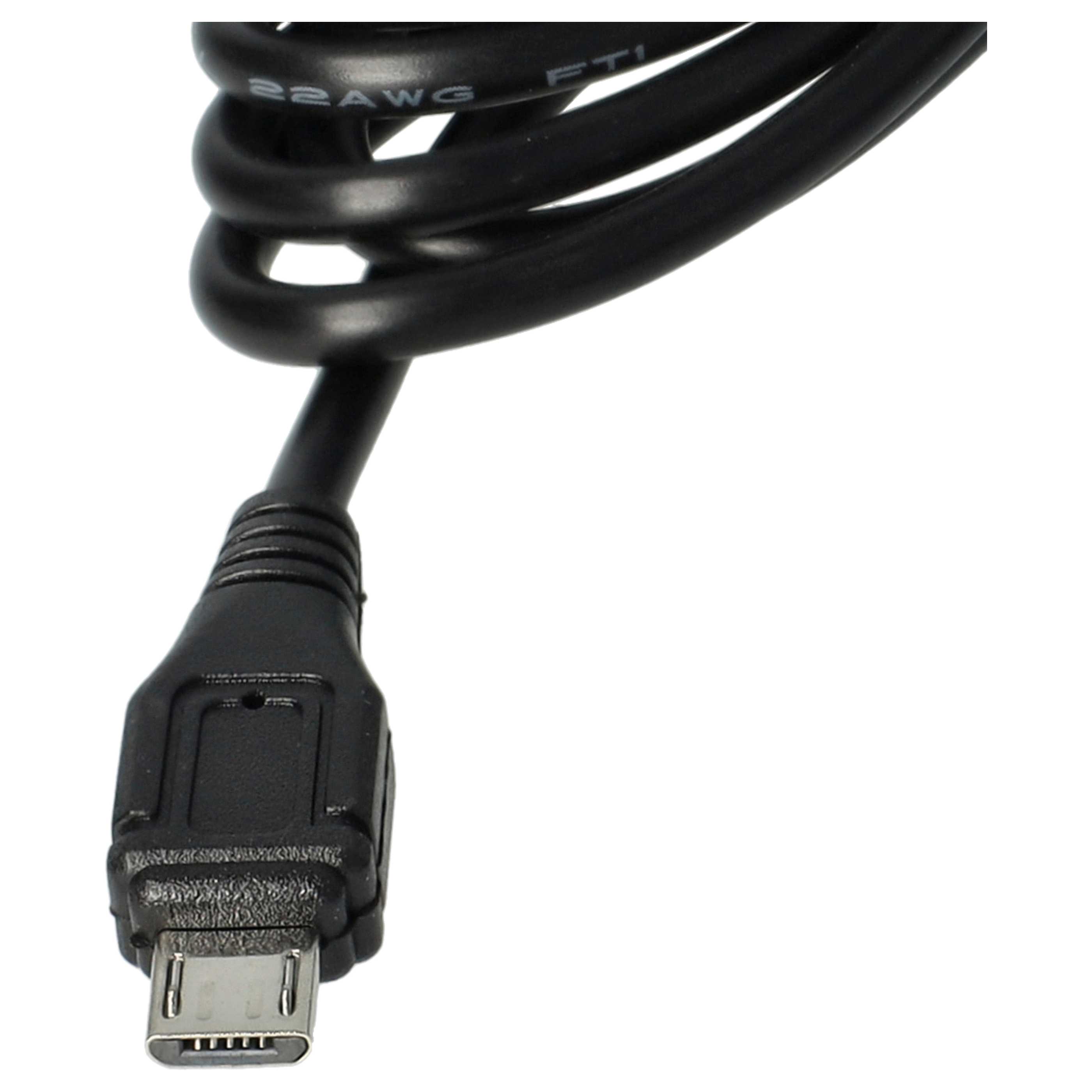 Cargador coche micro USB 2,0 A para smartphone, GPS Olympia, etc. - Cable de carga