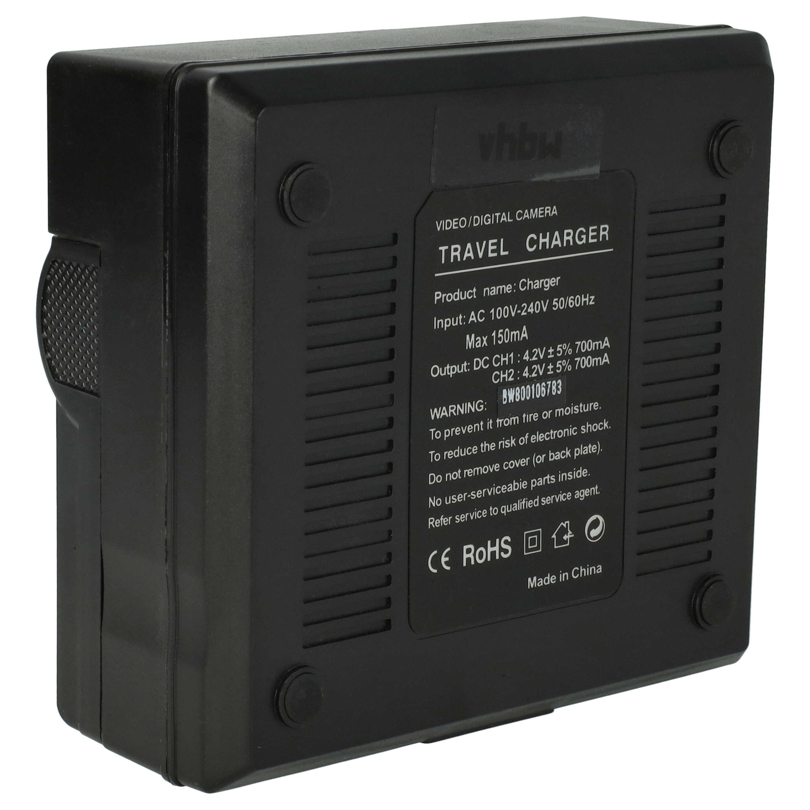 Caricabatterie per fotocamera - 0.5 / 0.9A 4.2/8.4V 114,5cm