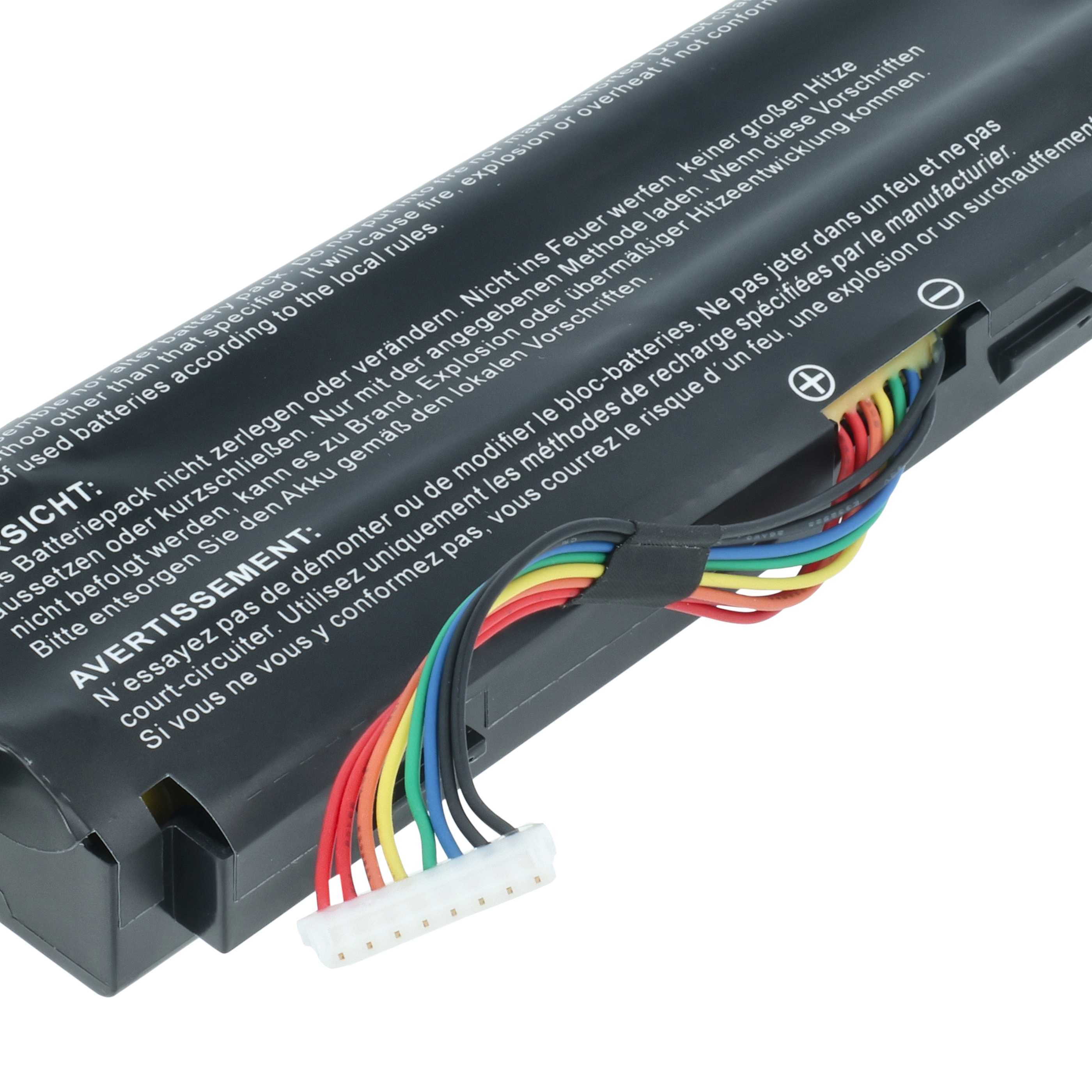 Akumulator do laptopa zamiennik Acer 3ICR19/662-2, 3INR19/66-2, AS16B5J - 5200 mAh 11,1 V Li-Ion, czarny