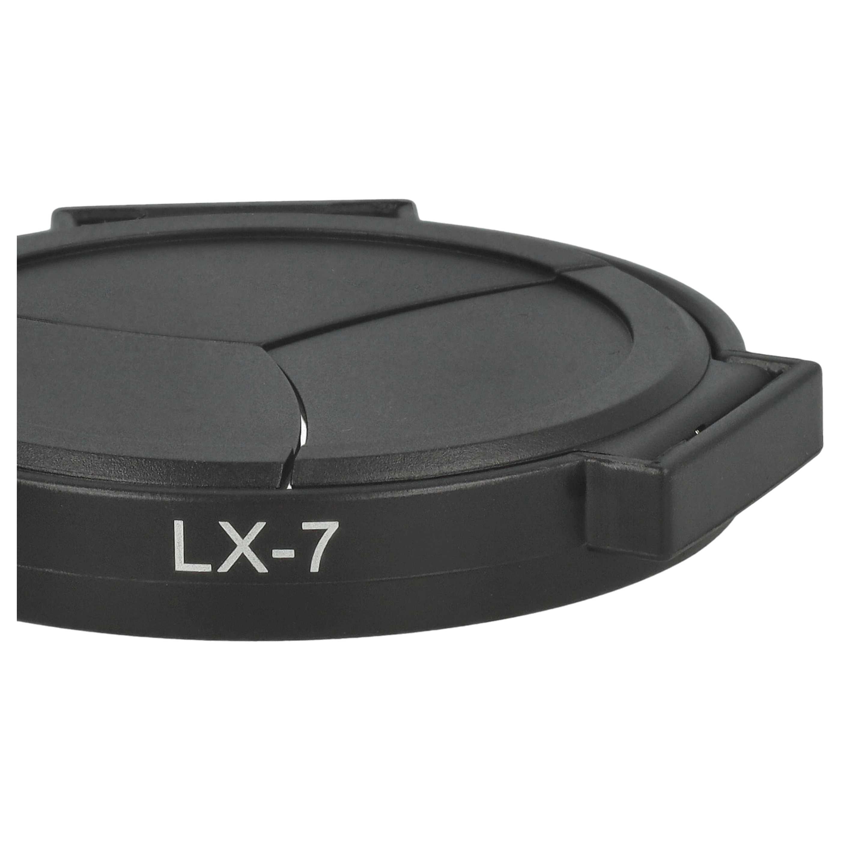Copriobiettivo per Leica, Panasonic Lumix - plastica, nero
