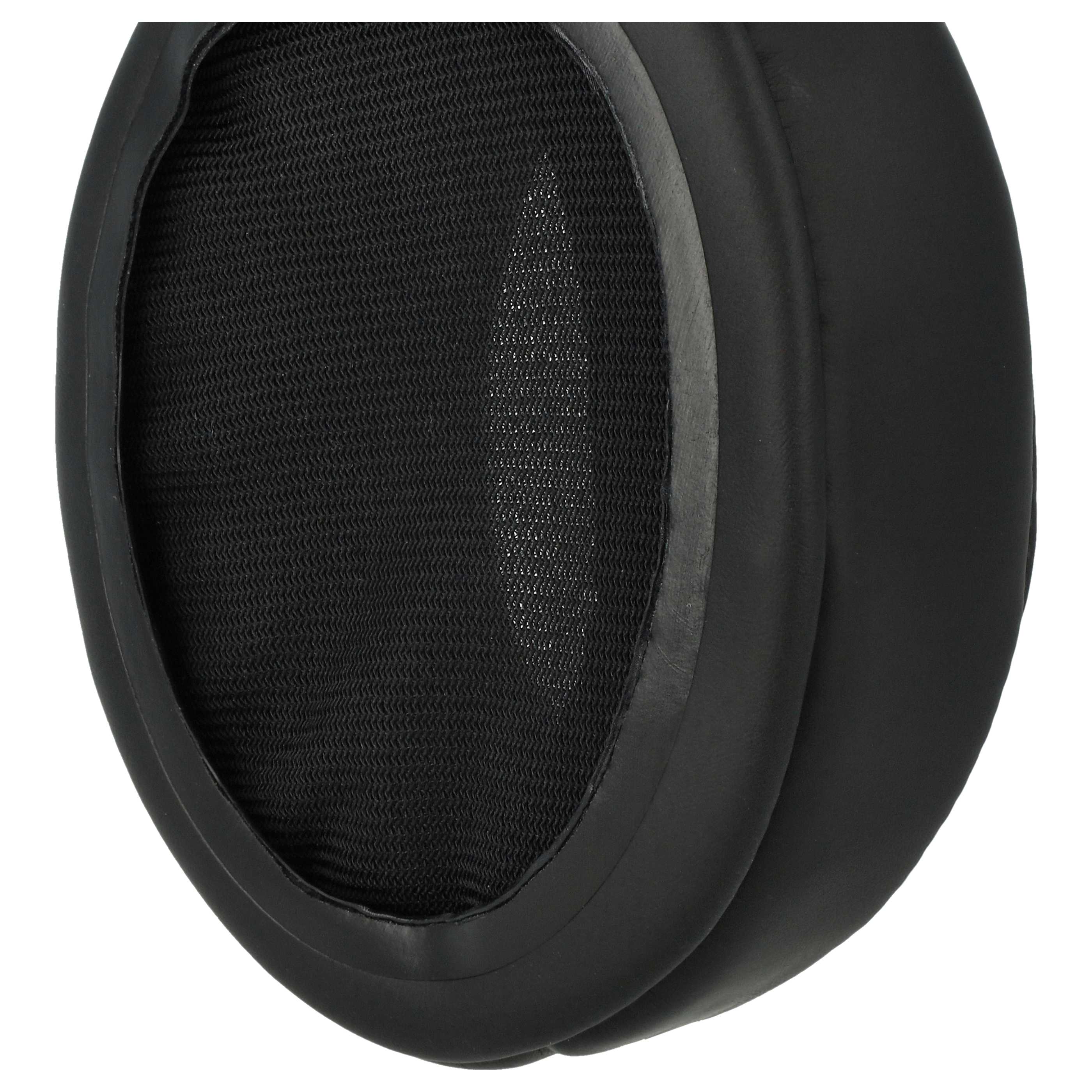 2x Ear Pads suitable for Sennheiser HD 350BT Headphones etc. - foam / synthetic leather, 30 mm thick