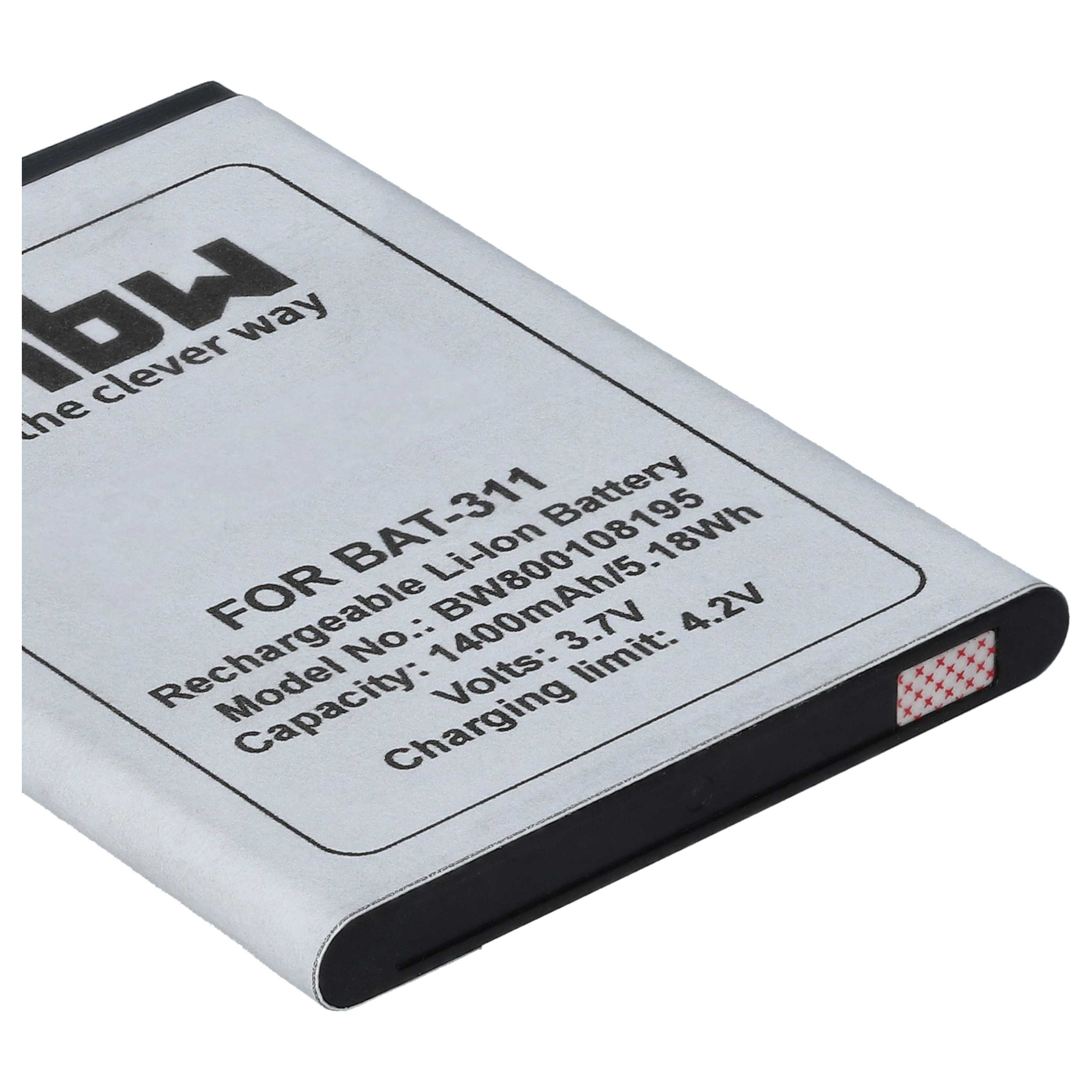Akumulator do telefonu smartfona zamiennik Acer BAT-311, BAT-311(1ICP5/43/55) - 1400 mAh 3,7 V Li-Ion