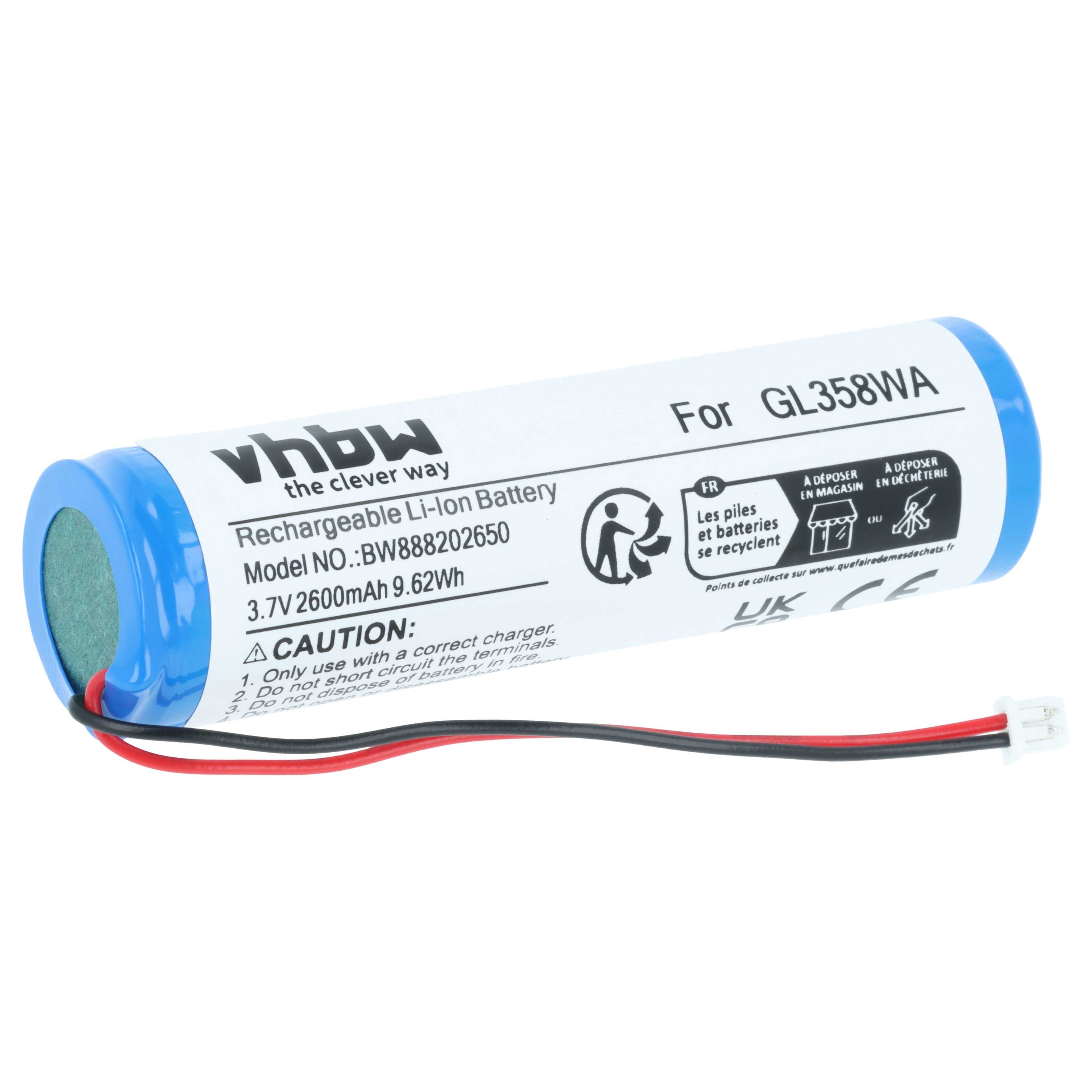 Batteria per controller drone, telecomando sostituisce DJI GL358WA - 2600mAh 3,7V Li-Ion