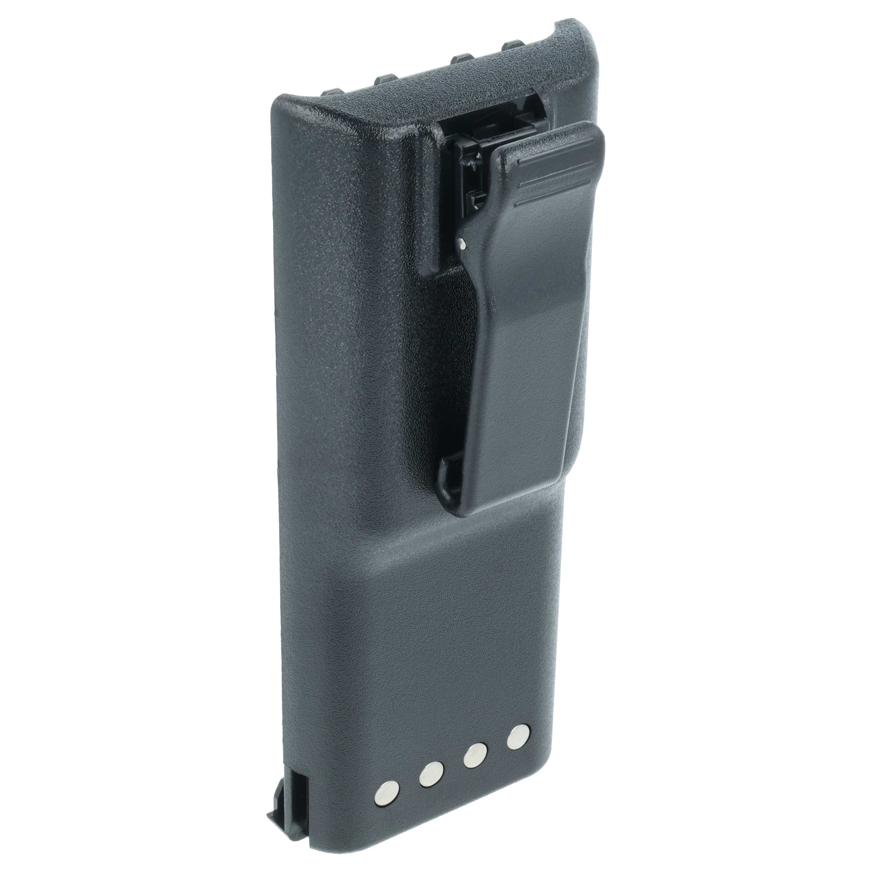 Radio Battery replaces Motorola HNN8133C, HNN9628A, HNN8308A, HNN9628 - 2500 mAh 7.5 V NiMH + Belt Clip