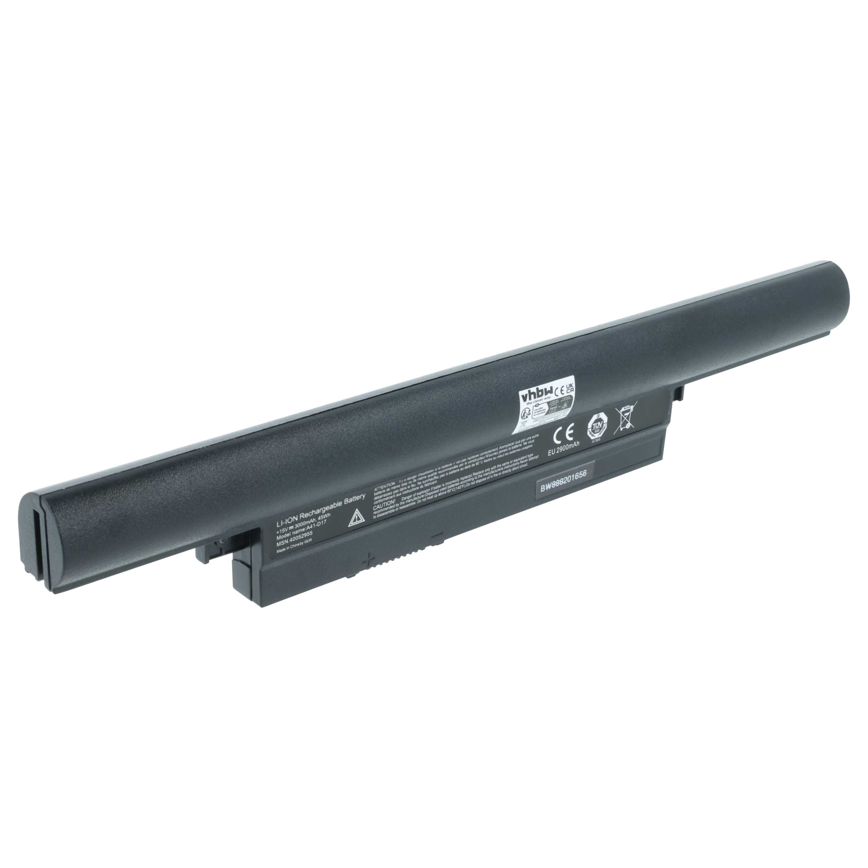 Akumulator do laptopa zamiennik Medion 0B20-01D1000M, 40050714, 40053955 - 3000 mAh 15 V LiPo, czarny
