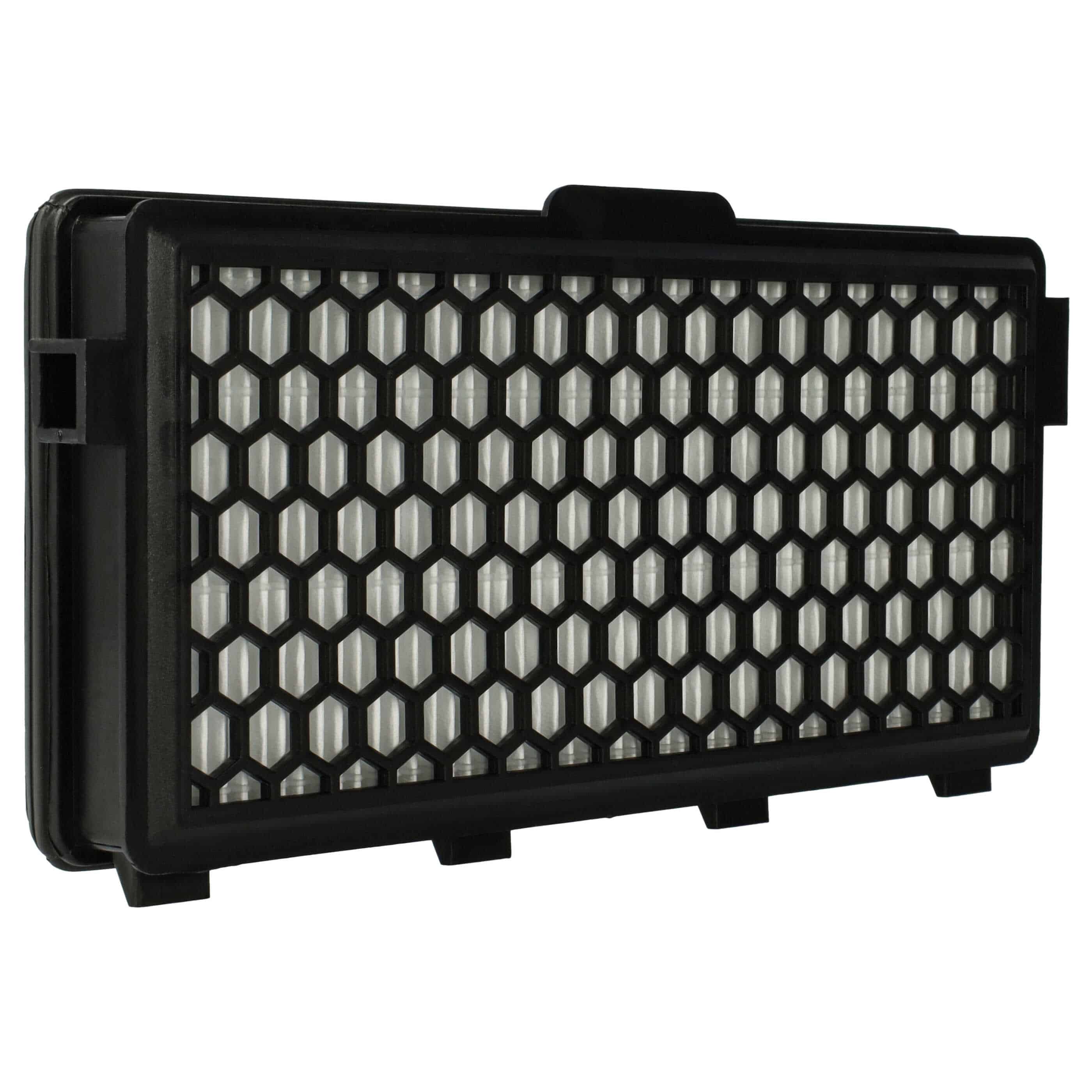 Filtro sostituisce Miele 5996880, 5996881 per aspirapolvere - filtro HEPA aria di scarico, nero / bianco