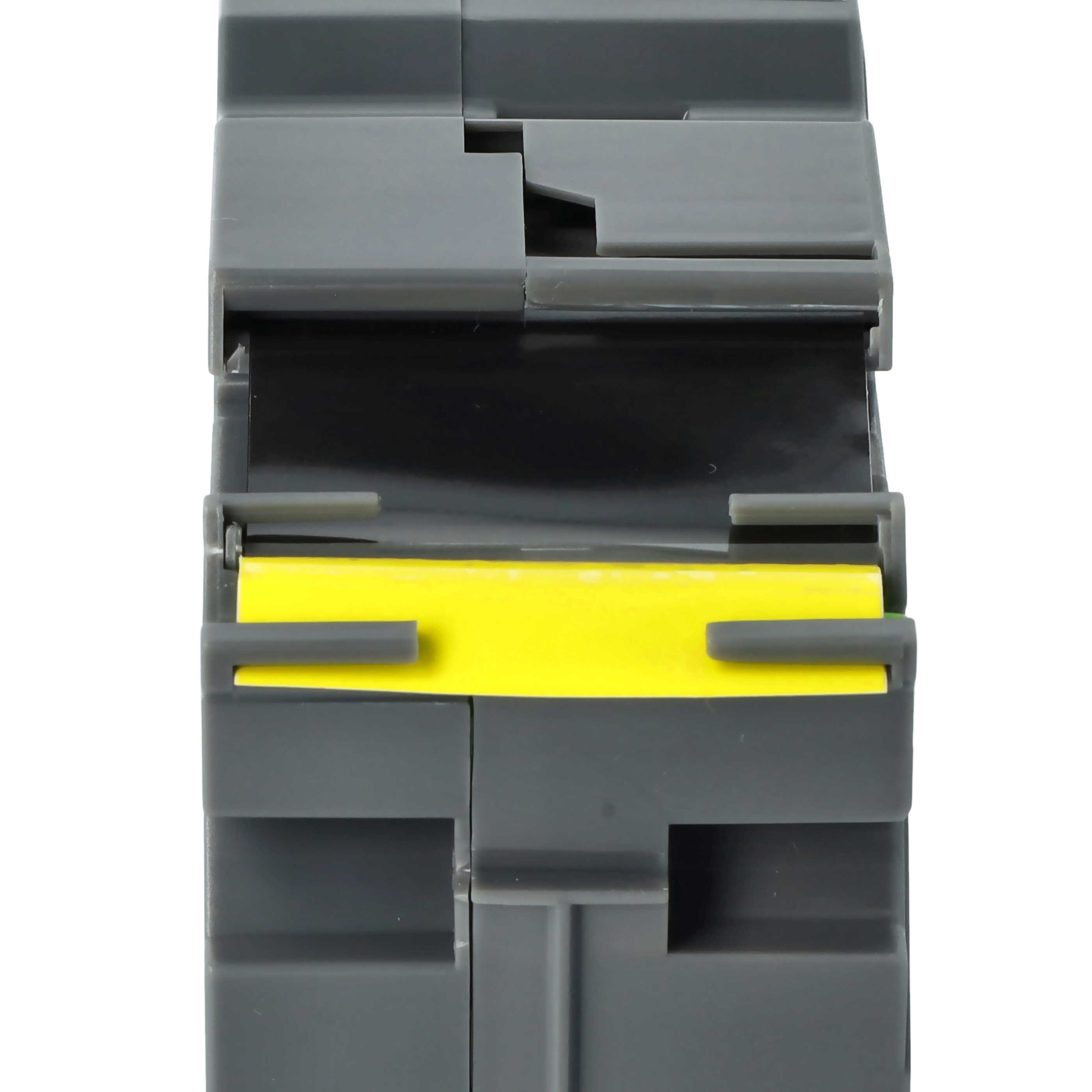 Cassette à ruban remplace Brother TZE-FX661, TZ-FX661 - 36mm lettrage Noir ruban Jaune, souple