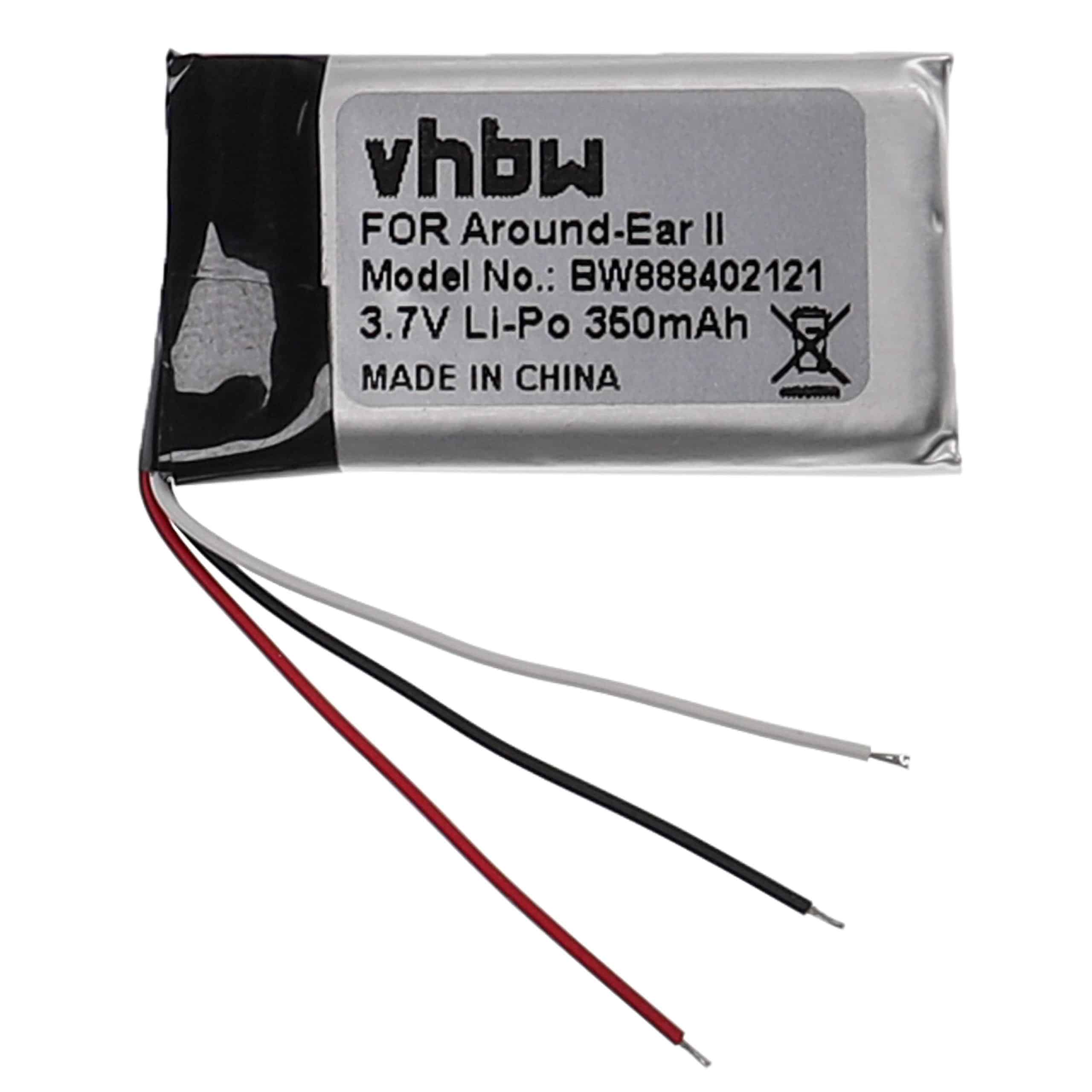 Batterie remplace Bose AHB571935PCT-01 pour casque audio - 350mAh 3,7V Li-polymère