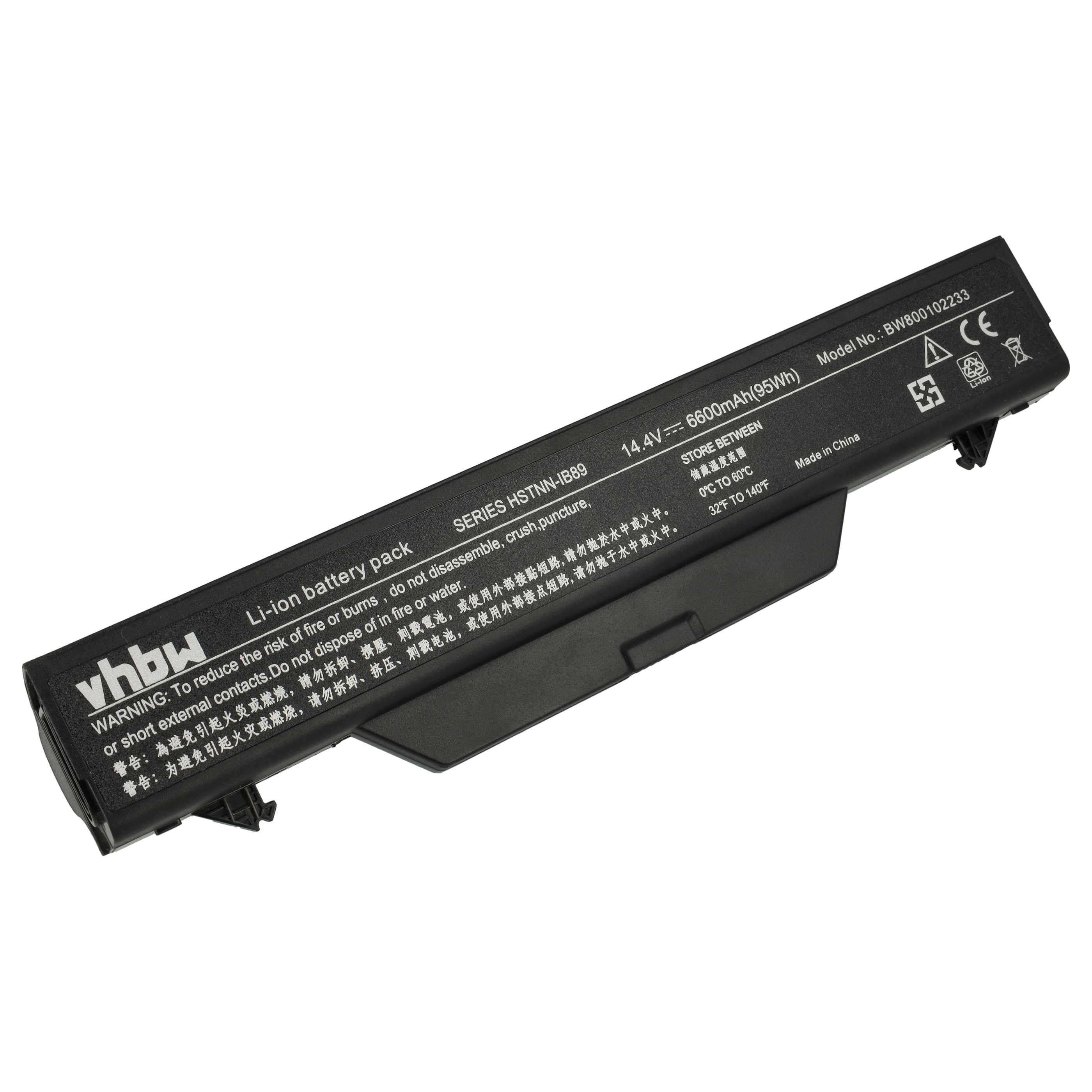 Akumulator do laptopa zamiennik HP HSTNN-I60C-5, 513130-321, 535808-001 - 6600 mAh 14,4 V Li-Ion, czarny