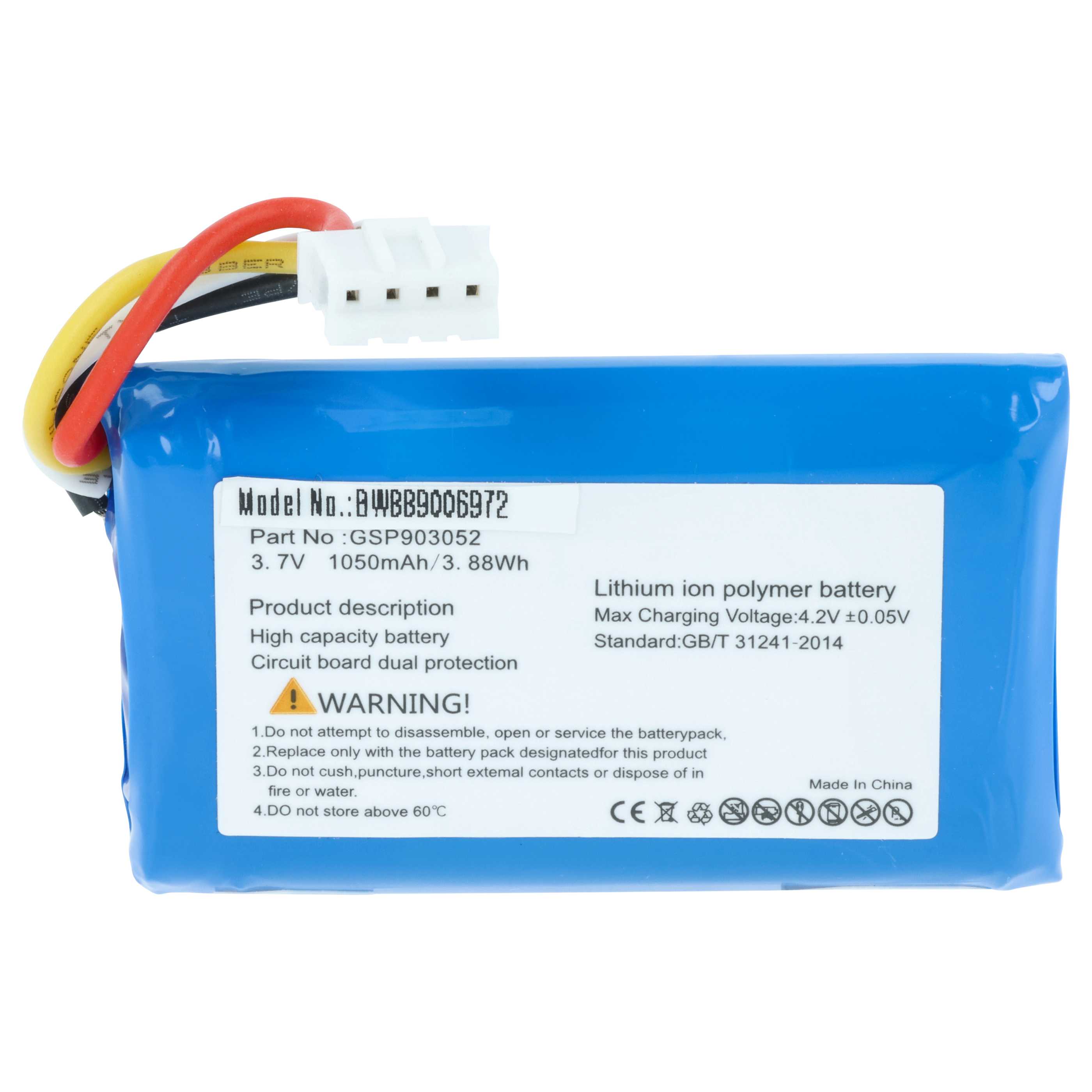 Akumulator do głośnika zamiennik JBL GSP903052 - Li-Ion 1050mAh