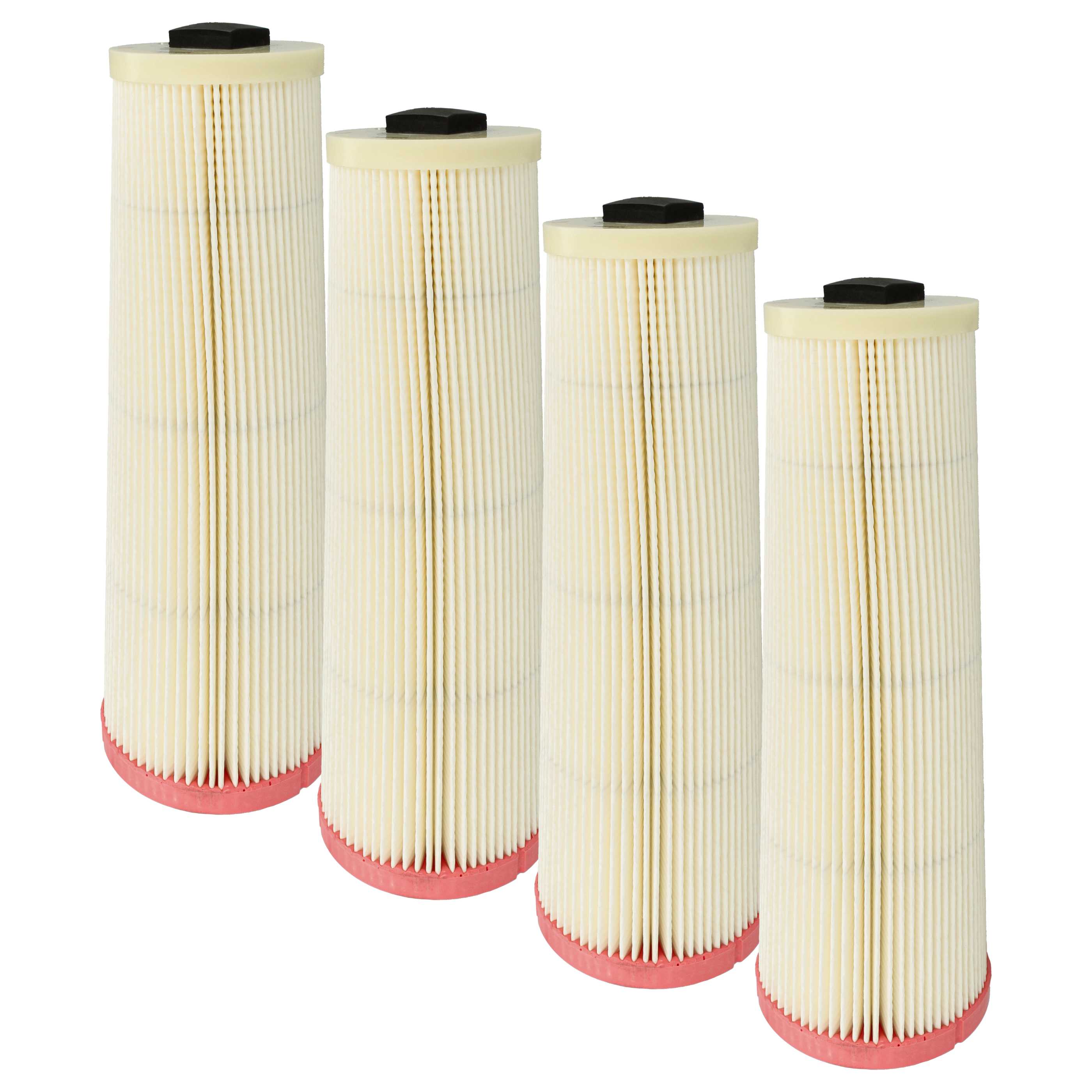 4x Filter replaces Dustcontrol 42027 for Dustcontrol Vacuum Cleaner, filter class HEPA 13