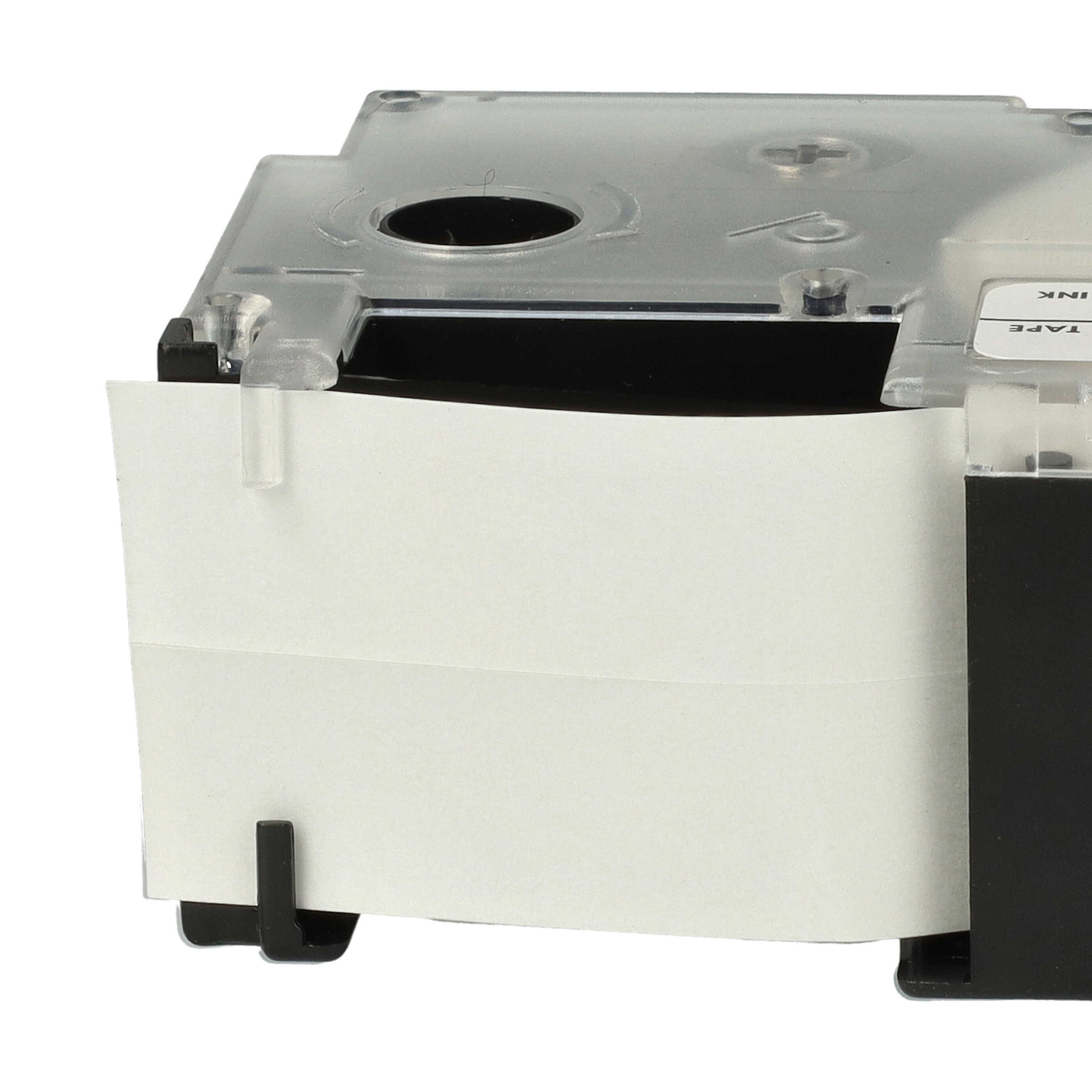 50x Label Tape replaces Casio XR-24WE, XR-24WE1 - 24 mm Black to White