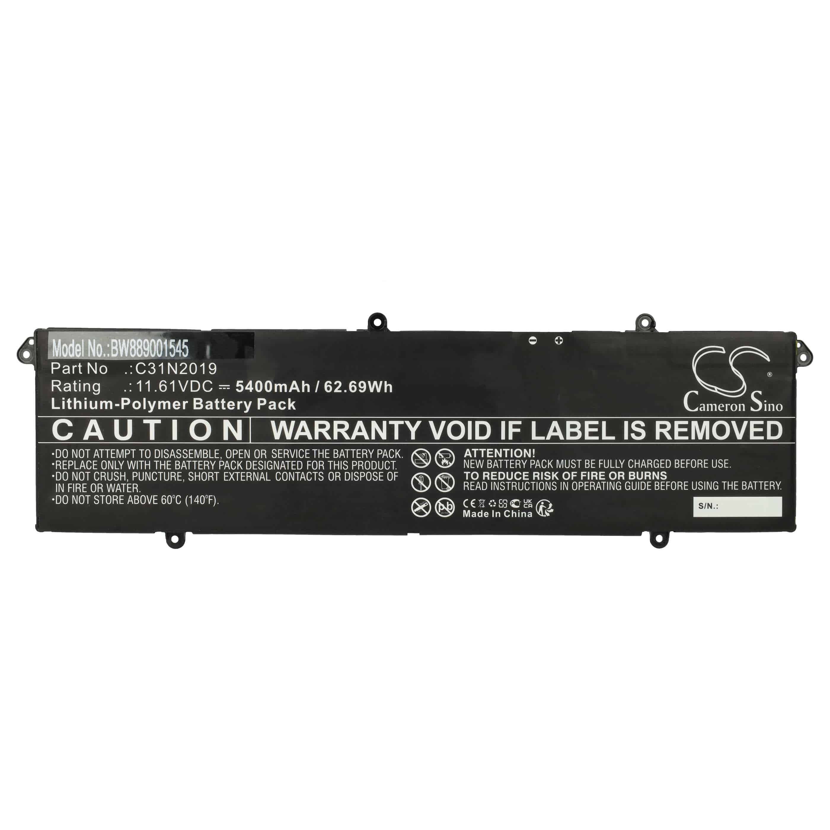 Akumulator do laptopa ASUS Vivobook Pro 14, Pro 15 - 5400 mAh 11,61 V LiPo