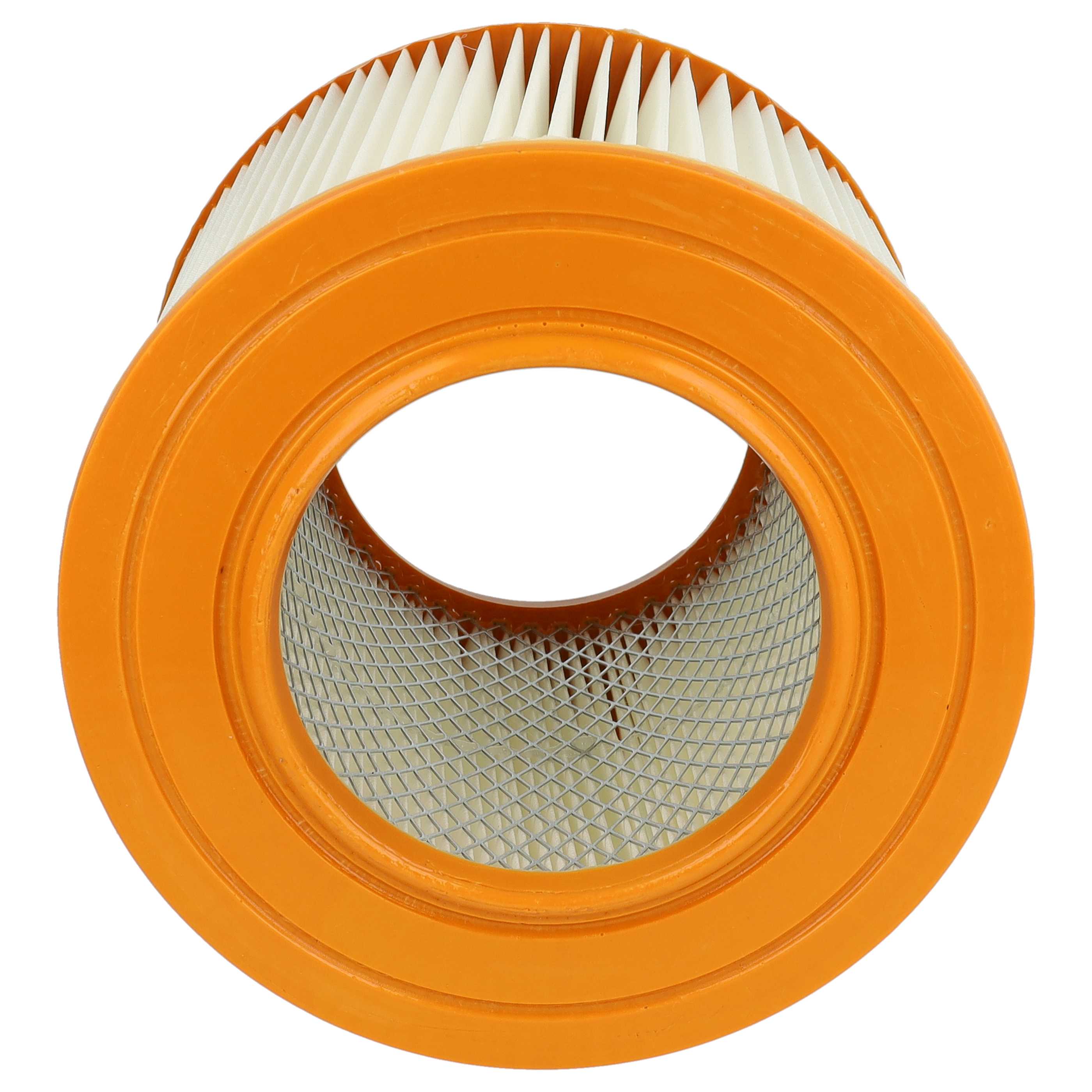 2x pleated filter replaces Allaway 210813, 10819, 2577, 10813 for Allaway Vacuum Cleaner, orange / white