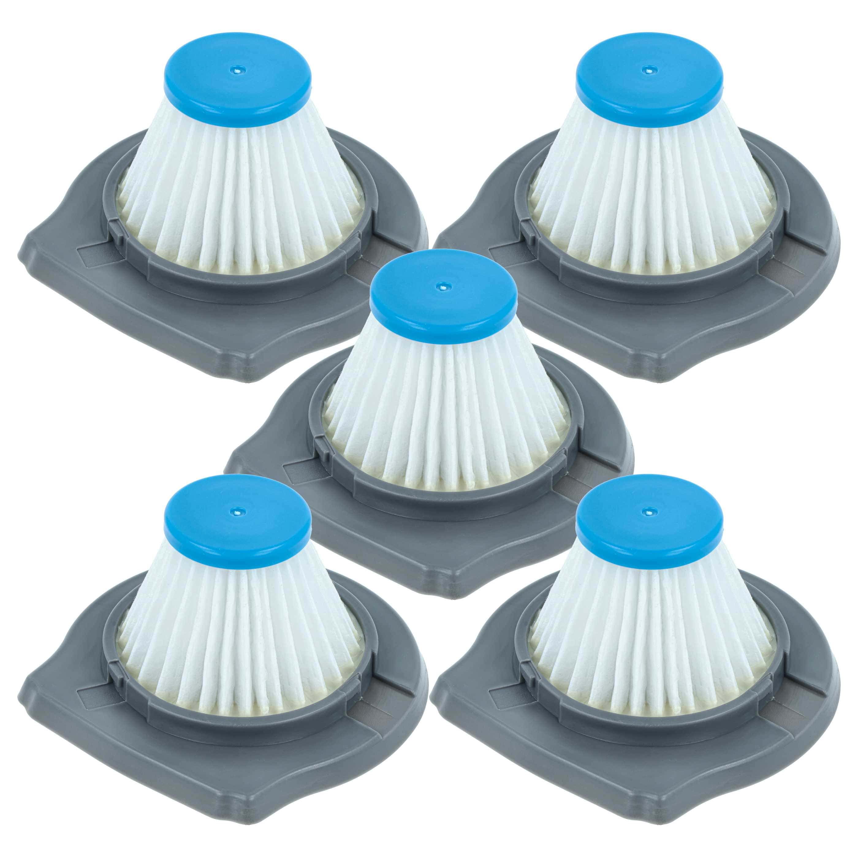 5x Filter replaces Black & Decker HLVCF10 for Black & Decker Vacuum Cleaner