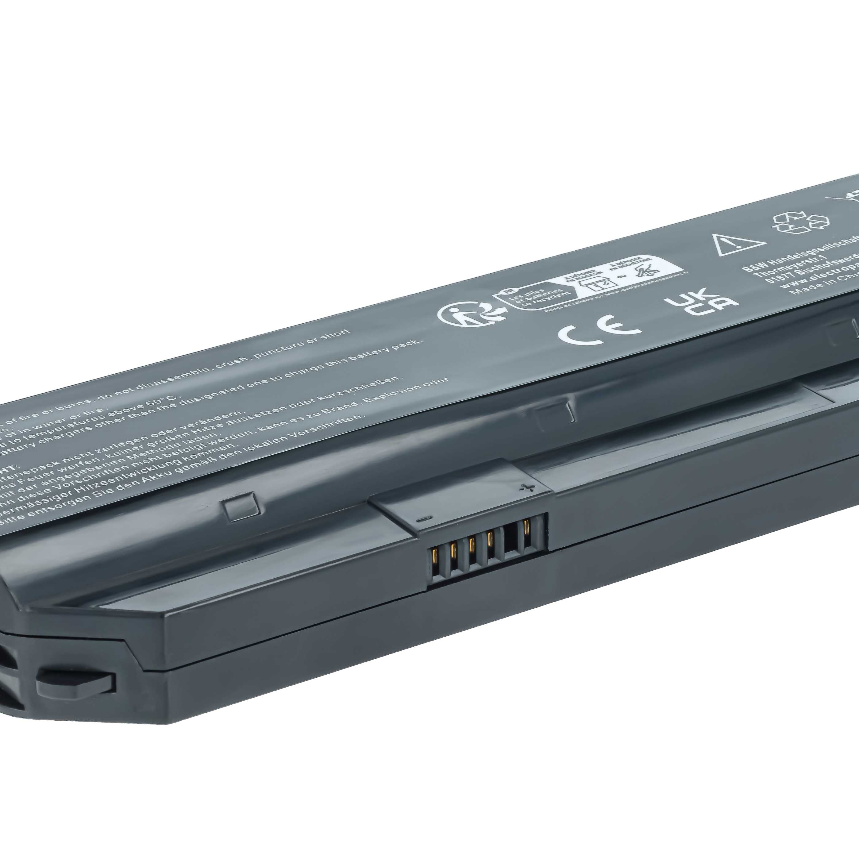 Akumulator do laptopa zamiennik Clevo 6-87-W650S-4D4A1, 6-87-W650S-4D4A - 4400 mAh 11,1 V Li-Ion, czarny