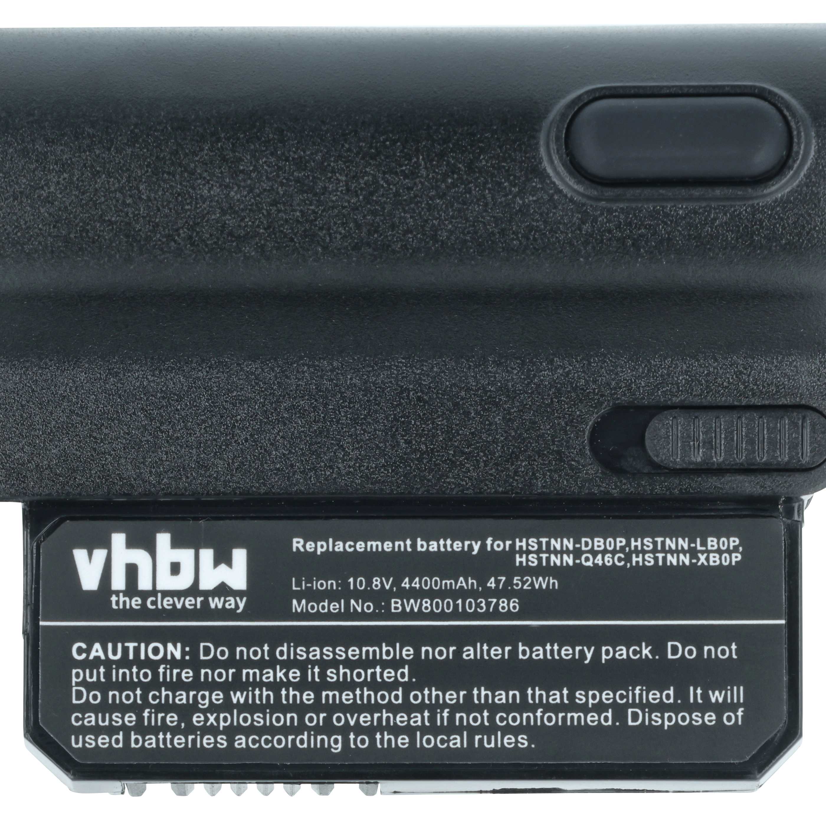 Akumulator do laptopa zamiennik HP Compaq 010979-B3T13G01, 582213-121 - 4400 mAh 10,8 V Li-Ion, czarny