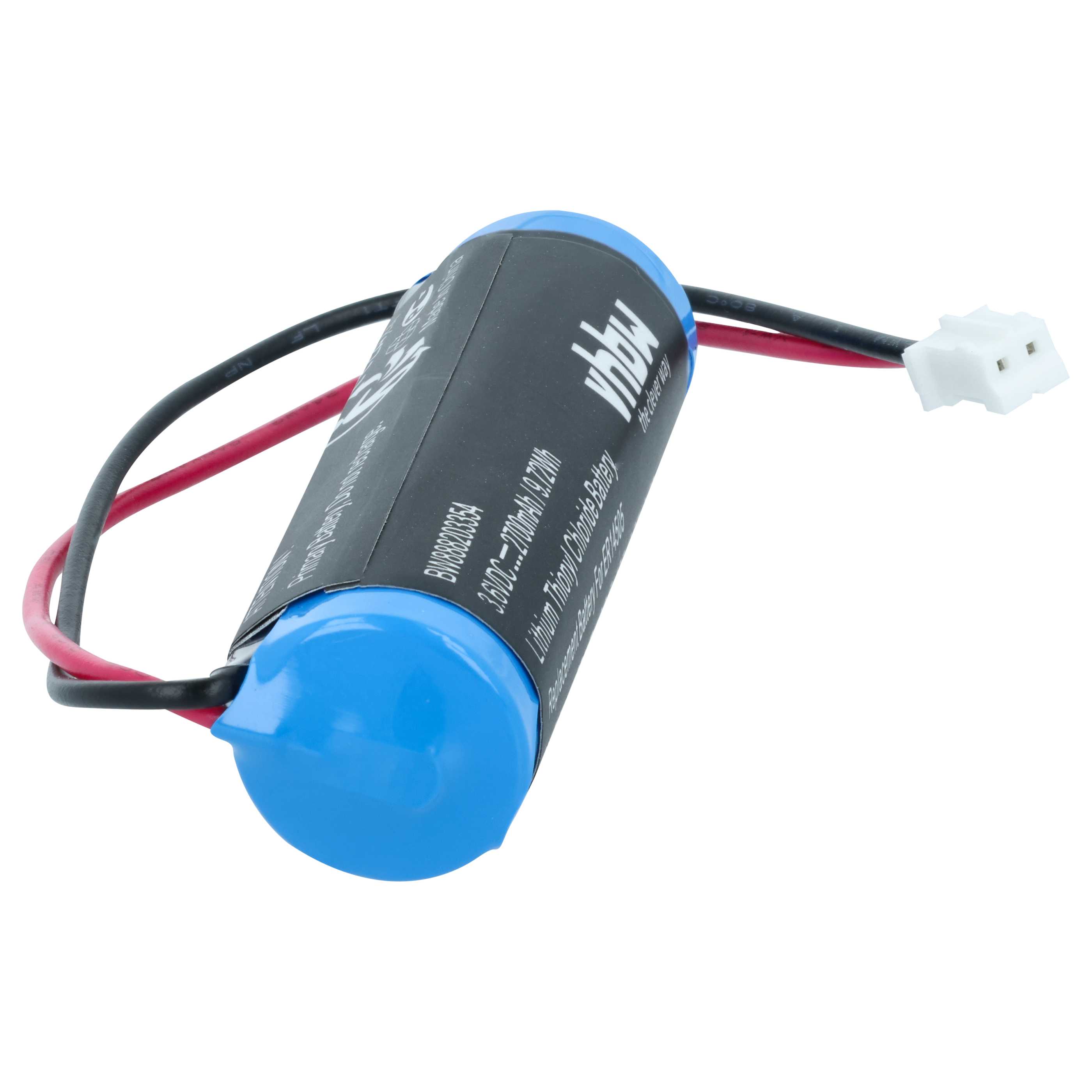 Gas Detector Battery replaces Dräger 8326856, 8326186 - 2700 mAh 3.6 V Li-SOCl2