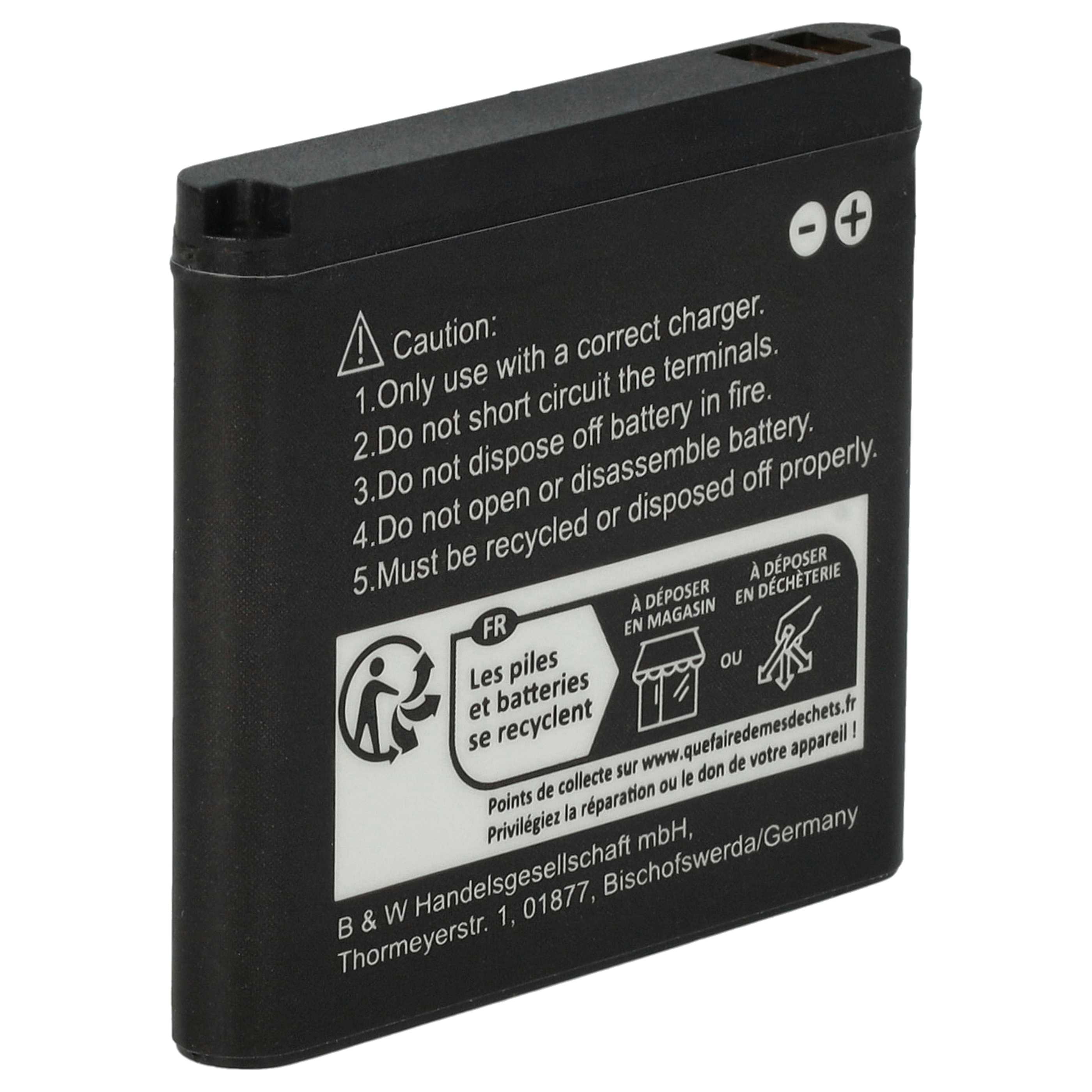 Batteria sostituisce Nokia BP-6x per cellulare - 700mAh 3,7V Li-Ion 