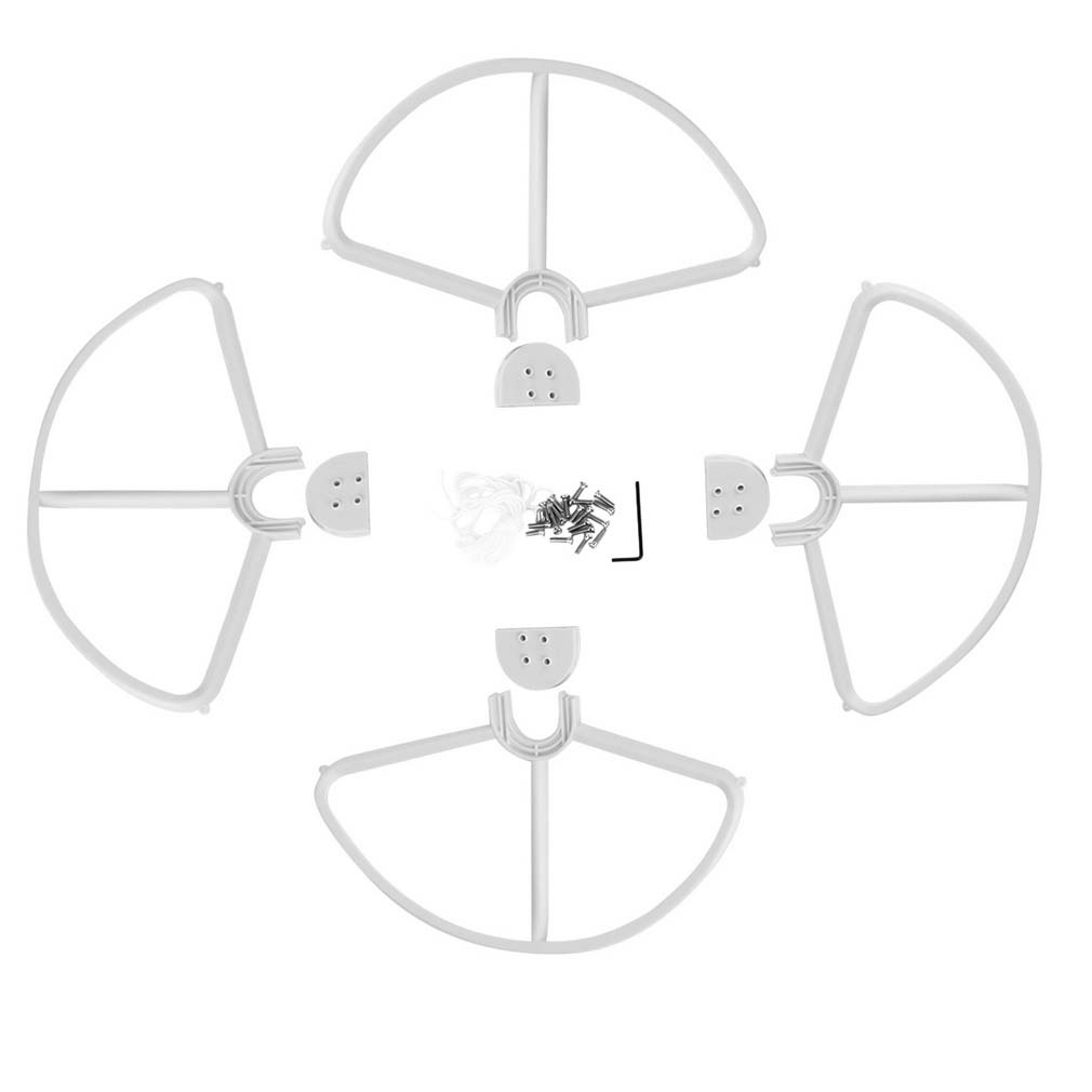 4x Propellerschutz passend für DJI Phantom 3 Advanced Drohne - Rotor-Schutz, weiß