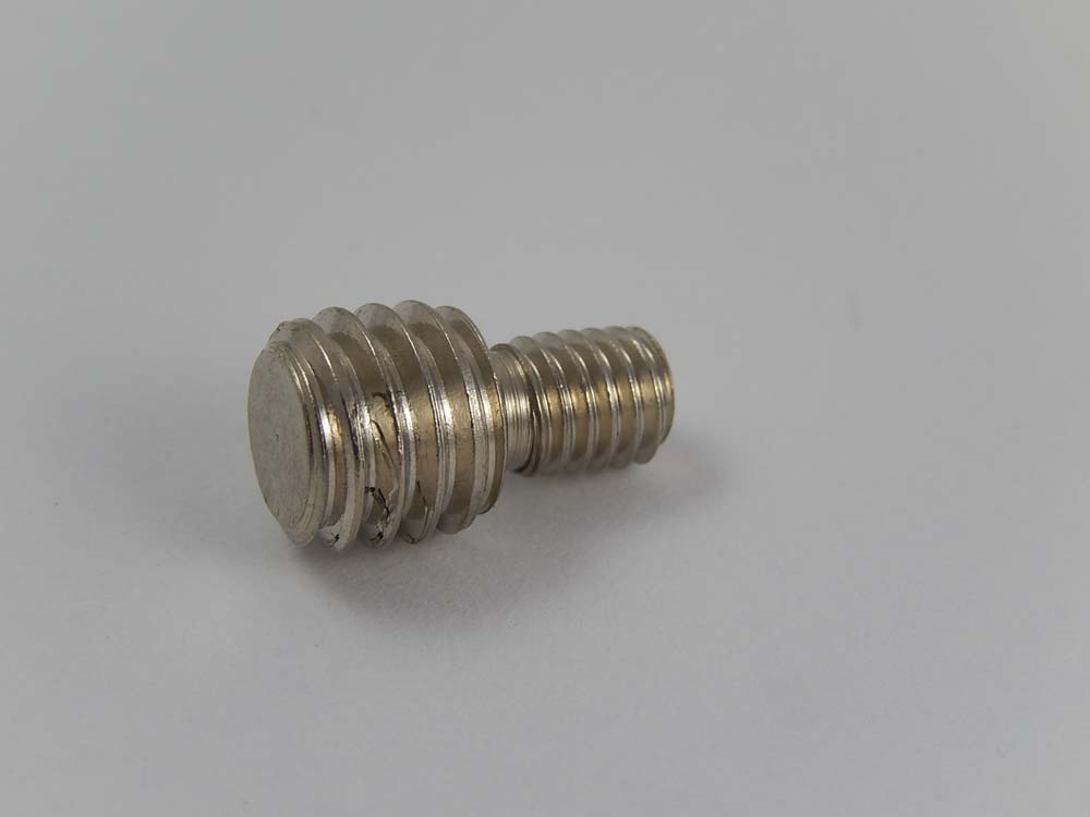 Tripod Screw Adapter M6 Outer Thread M6 outer thread to 3/8" tripod thread - Converter, Connector Silver