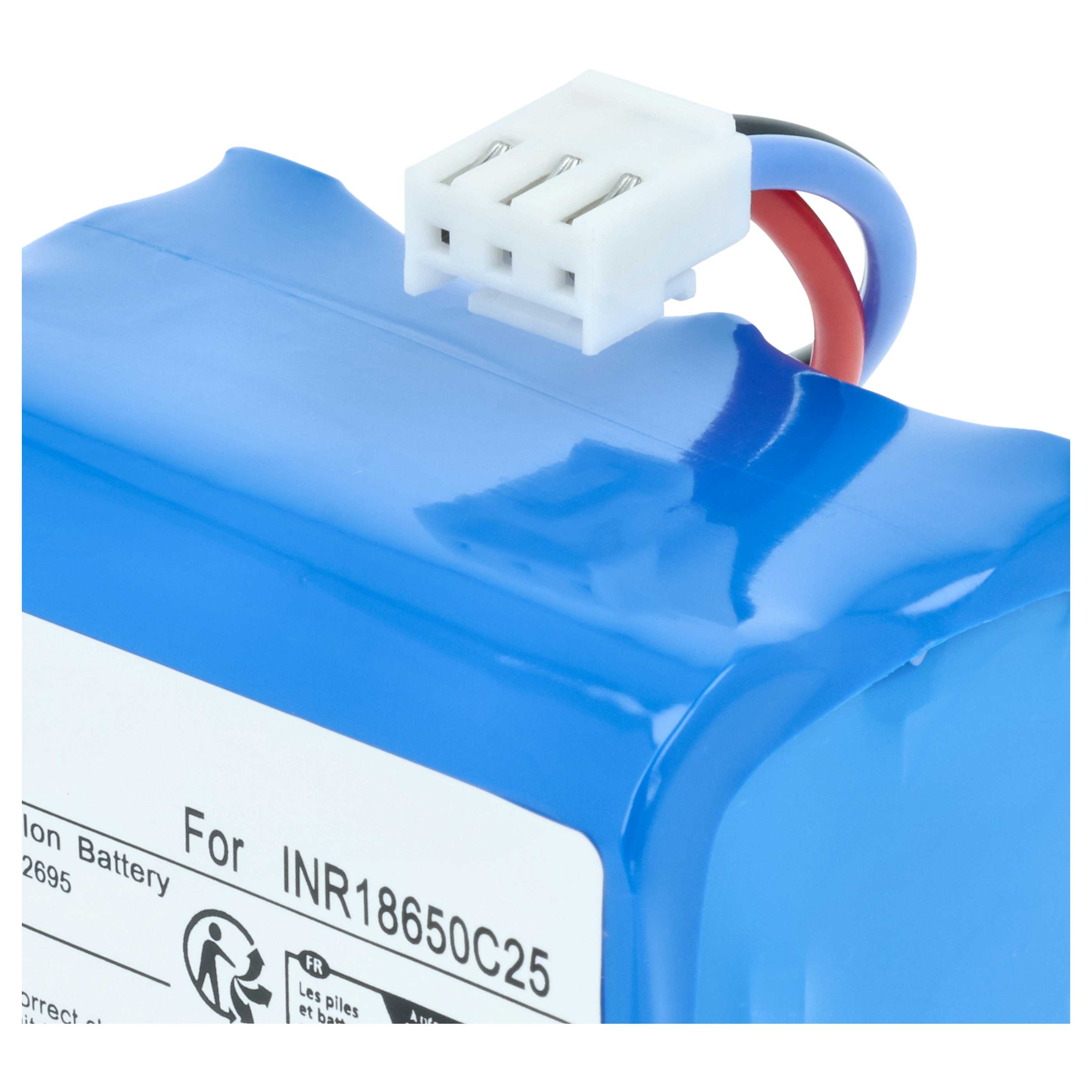 Battery replaces Philips 300002906404, 3000-018-25613 for Philips 2500mAh, 21.6V, Li-Ion