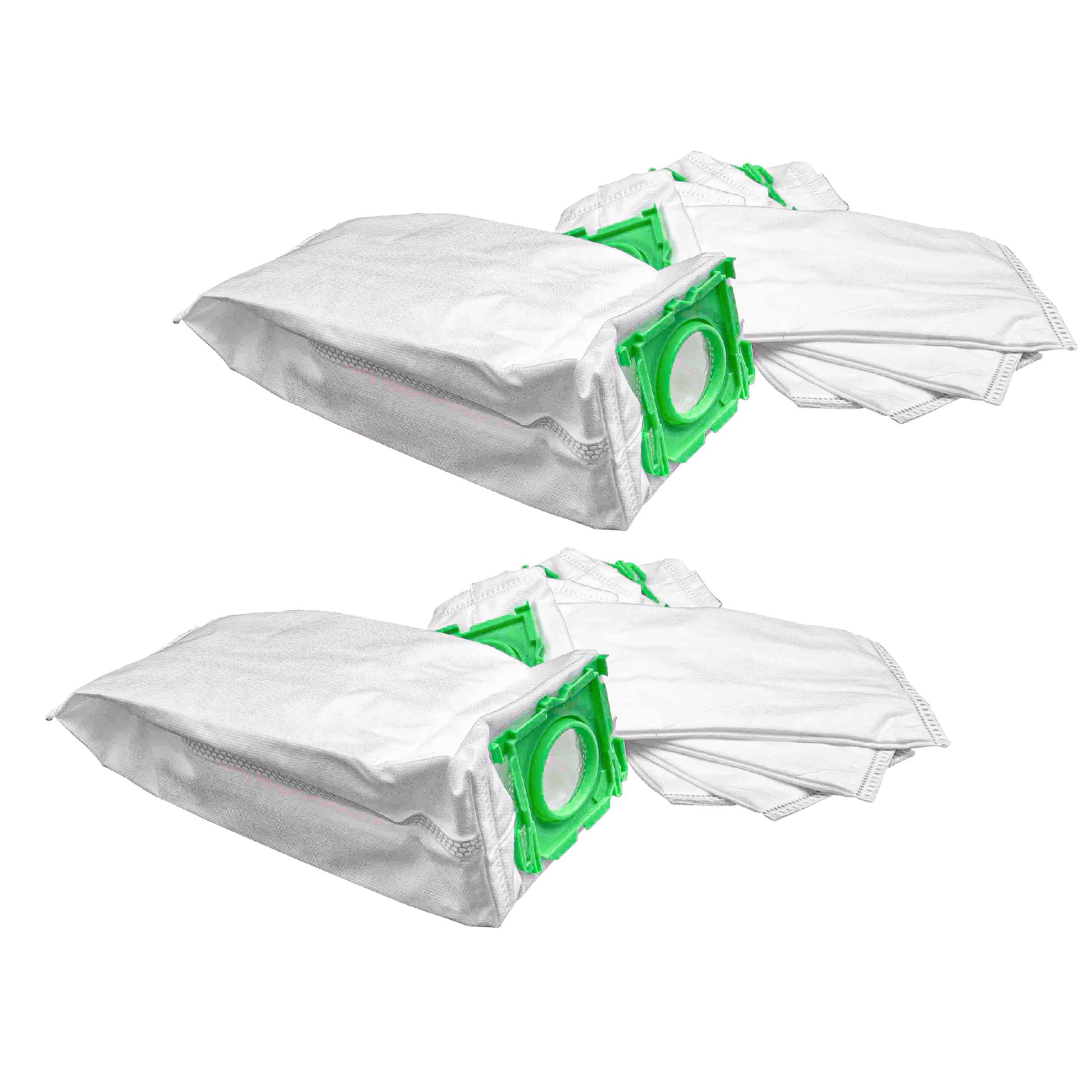 10x Sac remplace Sebo 6629ER, 6629 AM, 6629 pour aspirateur Sebo - microfibre non tissée