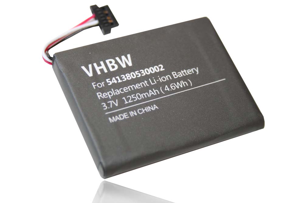 Batterie pour Navman S20 pour navigation GPS - 1250mAh 3,7V Li-ion