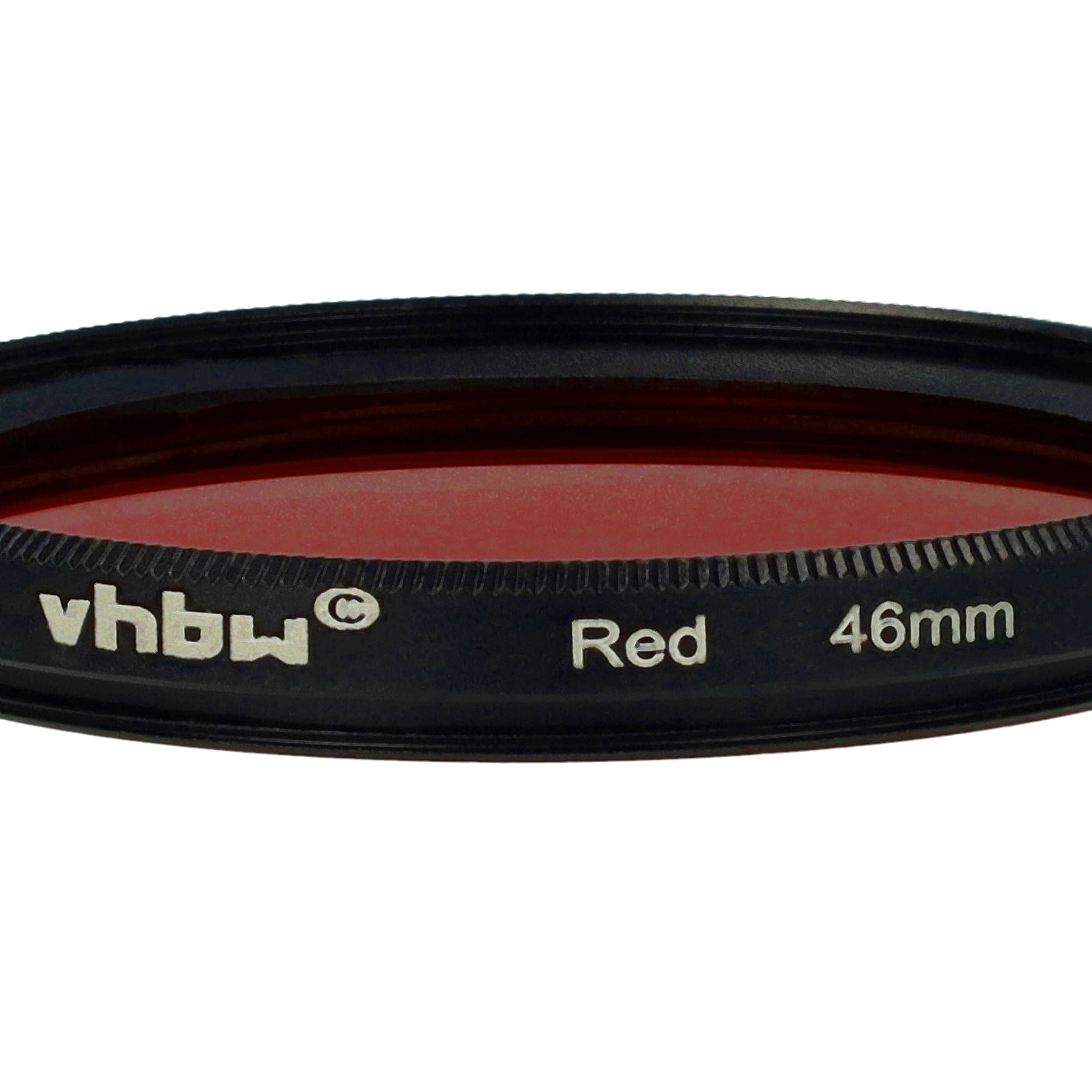 Filtro de color para objetivo de cámara con rosca de filtro de 46 mm - Filtro rojo