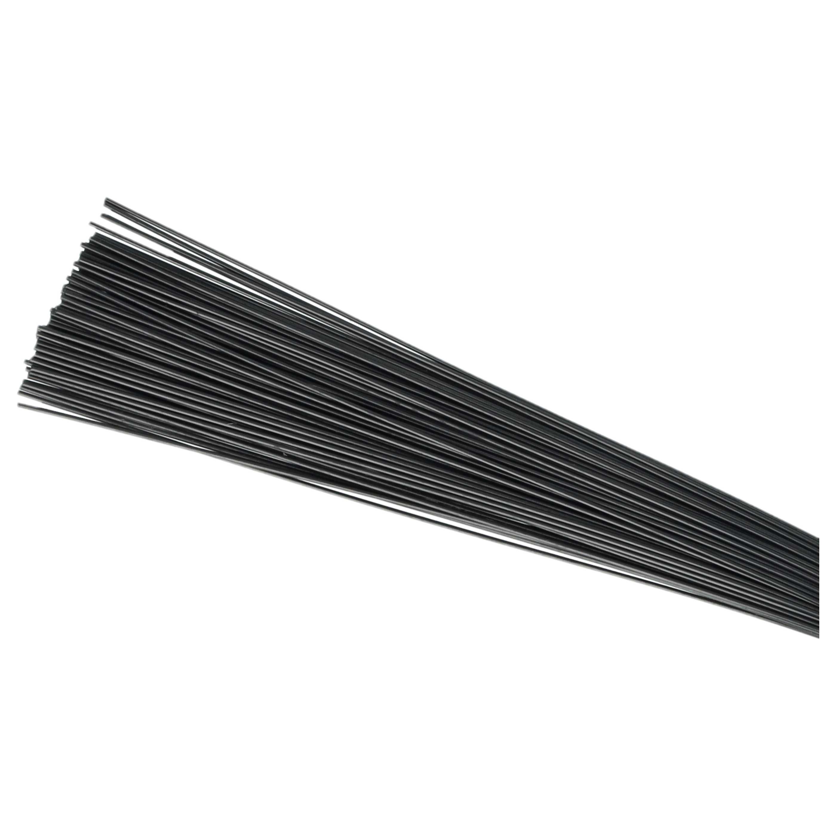 4x Side Brush suitable for iLife, Ecovacs, Haier, Ariete Robot Vacuum Cleaner etc. - 3-armed, black