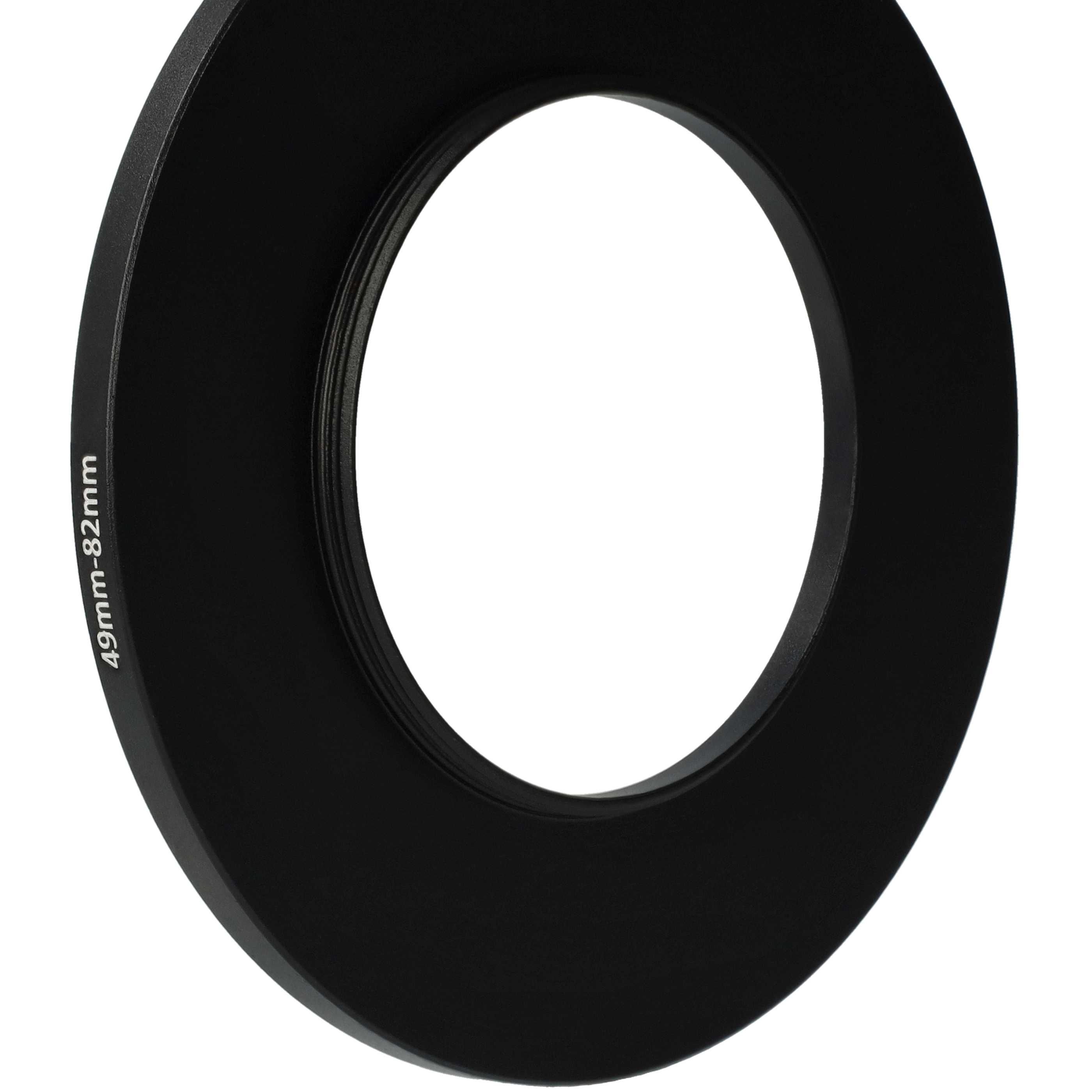 Step-Up-Ring Adapter 49 mm auf 82 mm passend für diverse Kamera-Objektive - Filteradapter