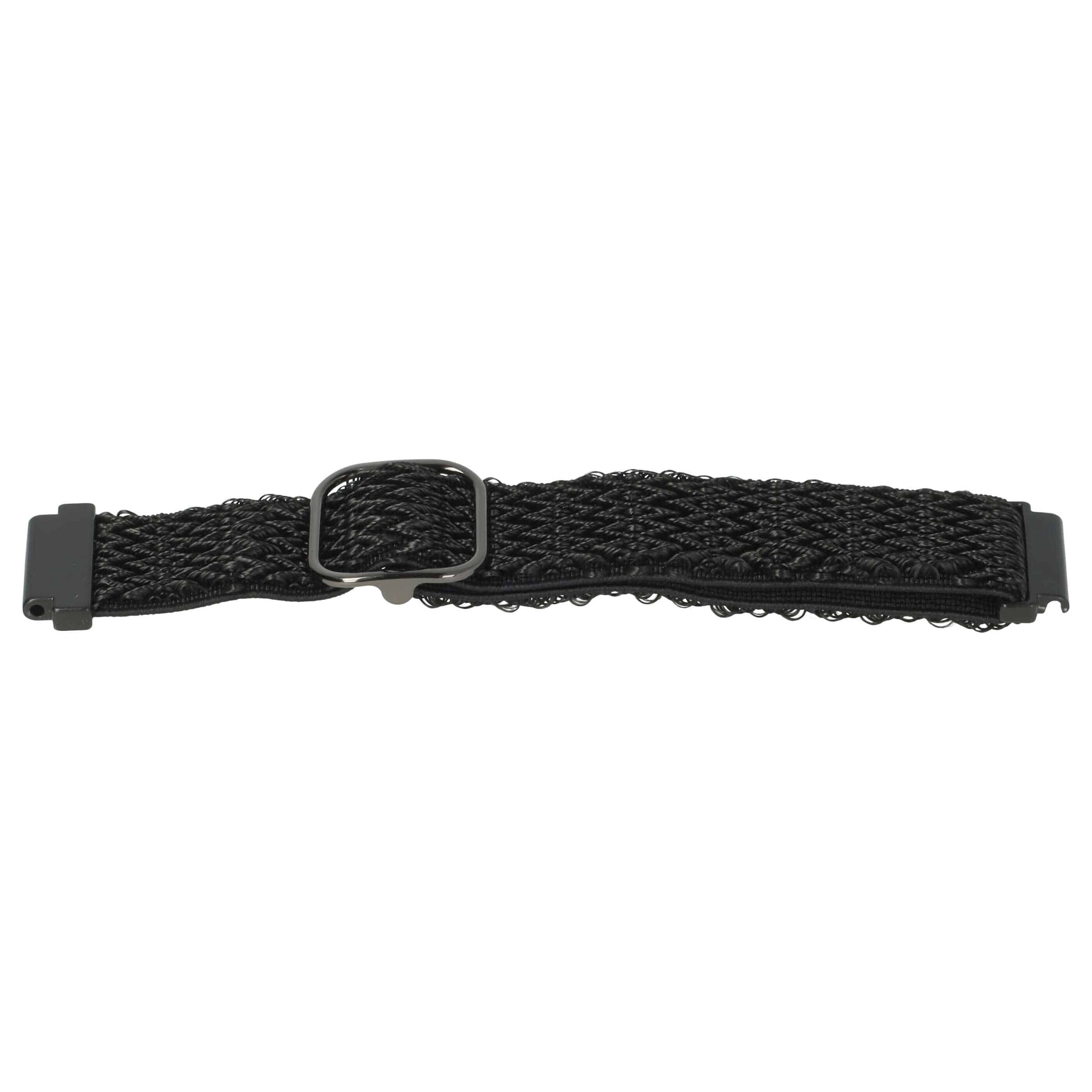 Armband für Samsung Galaxy Smartwatch - 21 x 2 cm, Nylon, schwarz
